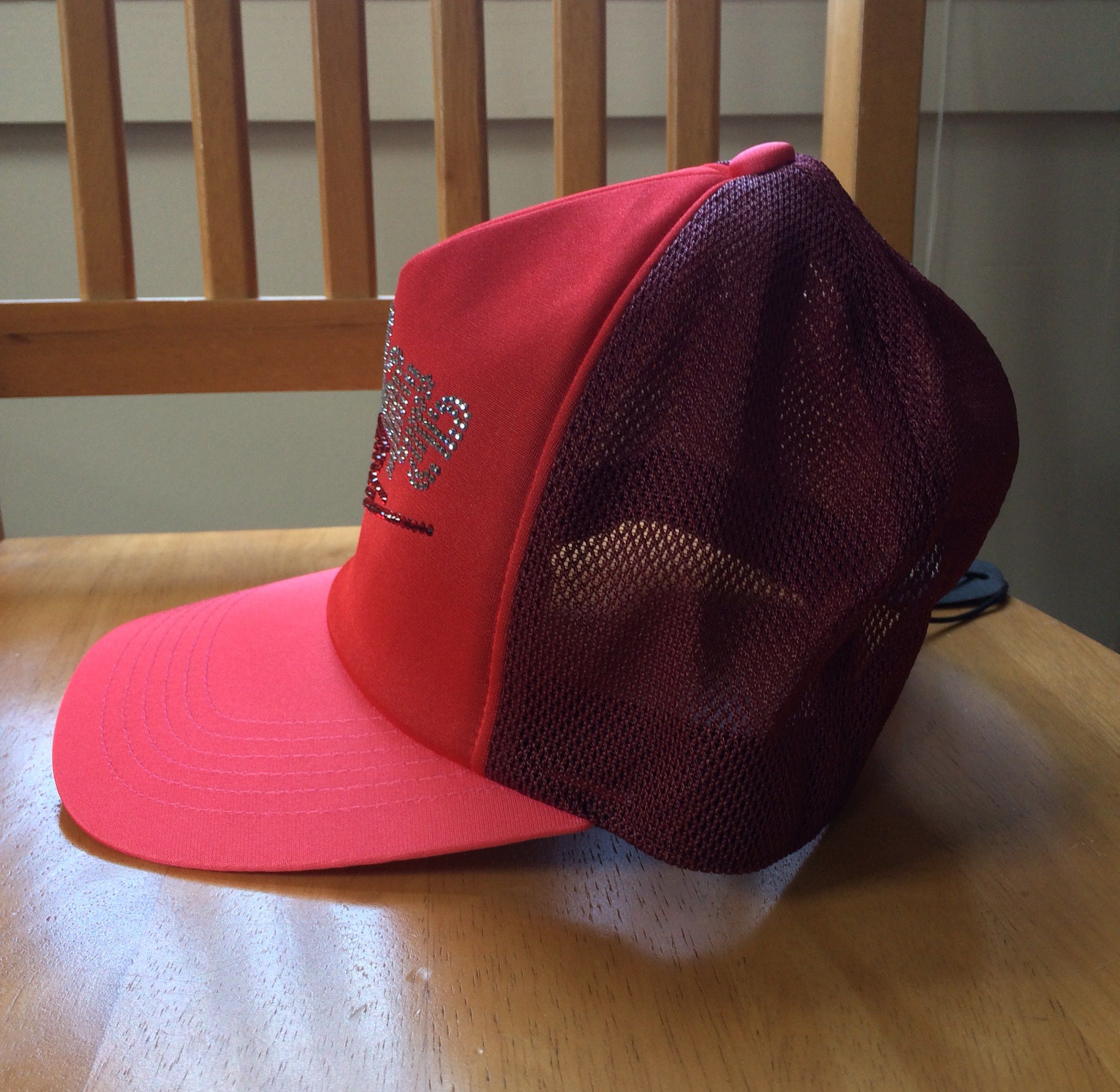 Bape NWT Bape Swarovski Trucker Hat Size ONE SIZE - 3 Thumbnail
