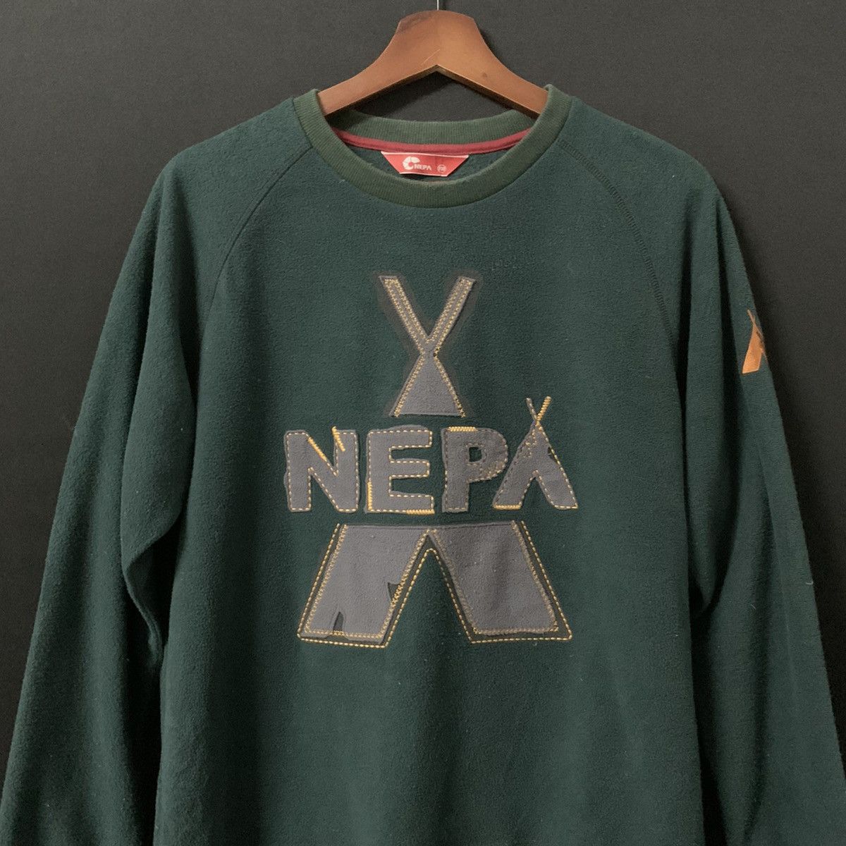 Japanese Brand Nepa Big Logo Spell Out Hiking Crewneck Sweater Medium Size Size US M / EU 48-50 / 2 - 3 Thumbnail