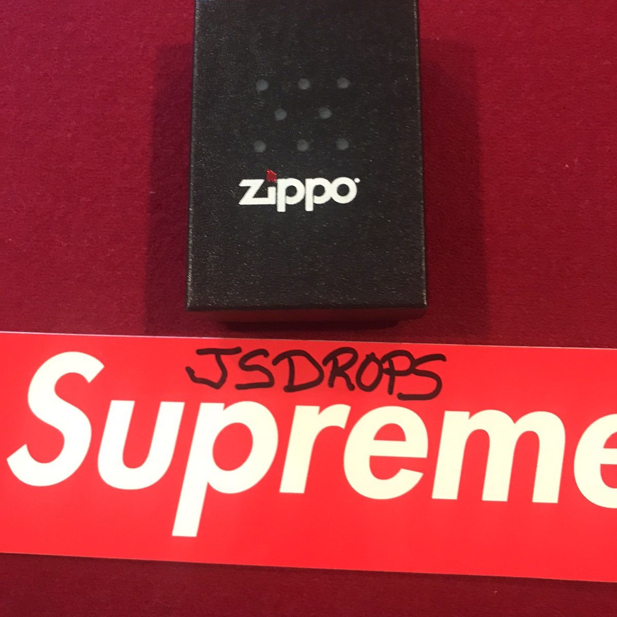 Supreme Supreme Diamond Plate Zippo Lighter SS19 Size ONE SIZE - 3 Thumbnail