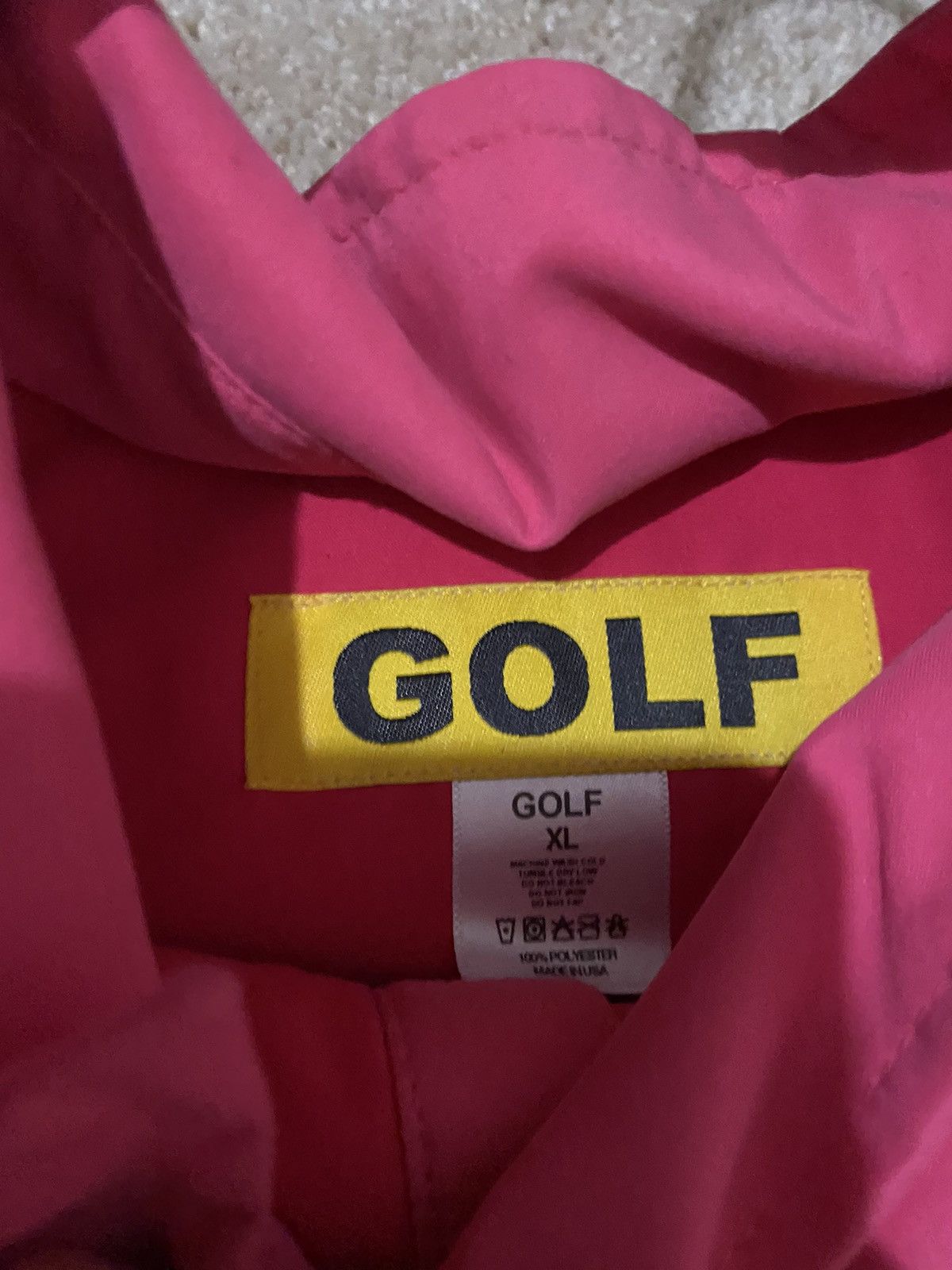 Golf Wang × Tyler The Creator GOLF WANG PINK PUFFER (BOLF GOYS) SIZE:XL Size US XL / EU 56 / 4 - 5 Thumbnail