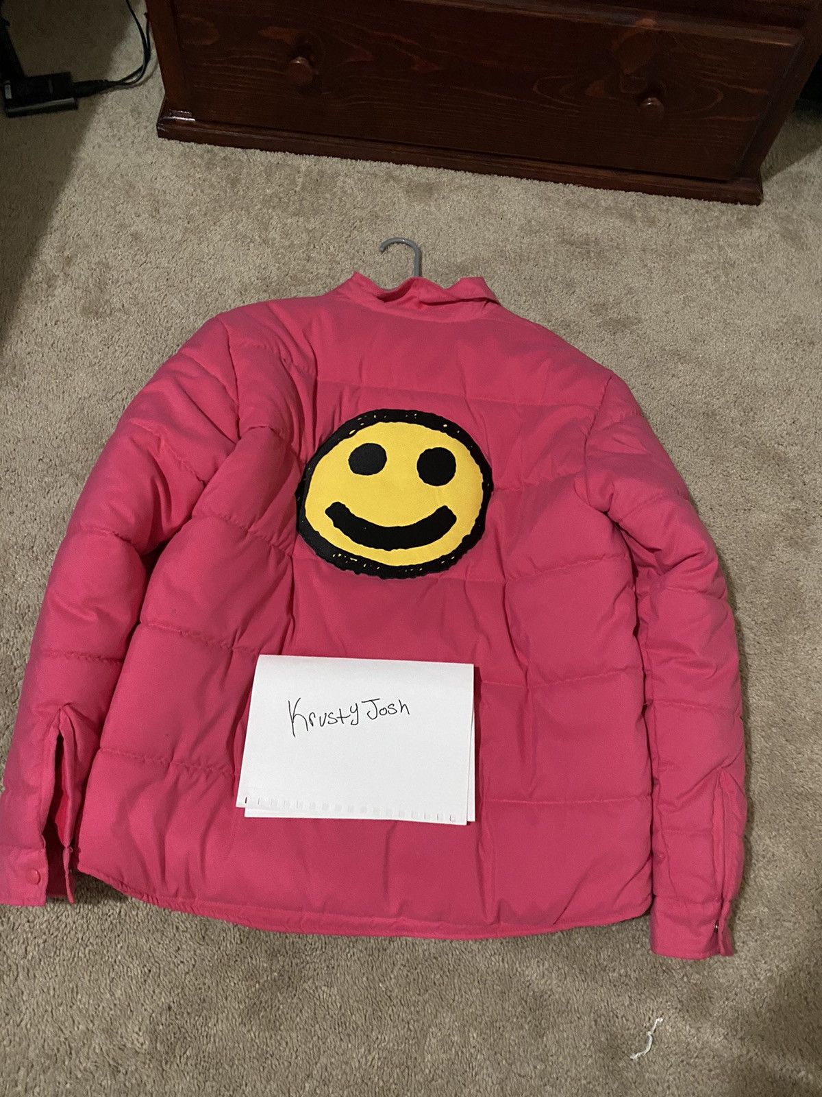 Golf Wang × Tyler The Creator GOLF WANG PINK PUFFER (BOLF GOYS) SIZE:XL Size US XL / EU 56 / 4 - 6 Thumbnail