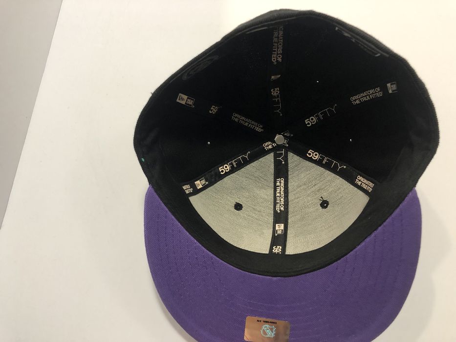 New Era Toronto Maple Leafs 59Fifty Black Purple Fitted Hat 7 1/8 | Grailed