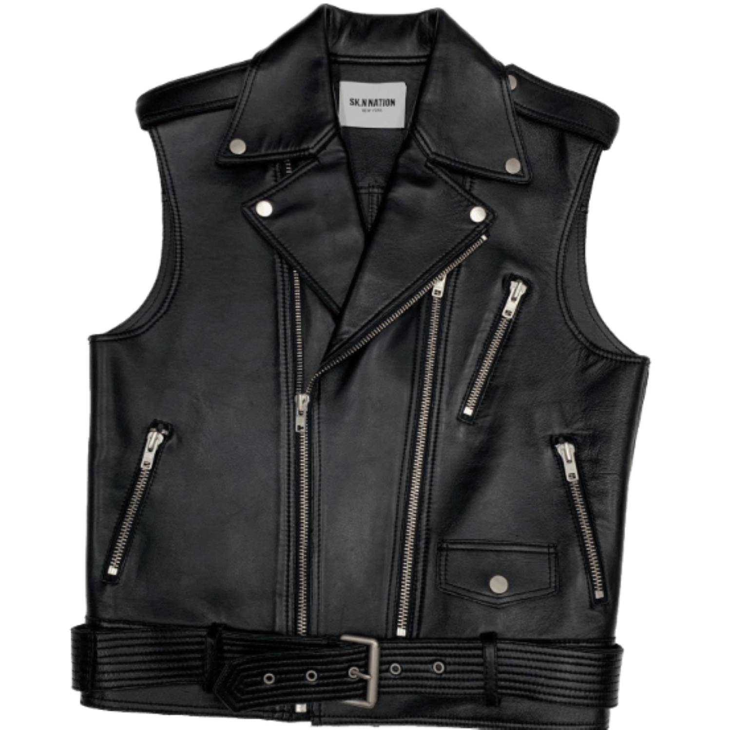 Other Men's lambskin leather moto vest Size US M / EU 48-50 / 2 - 1 Thumbnail