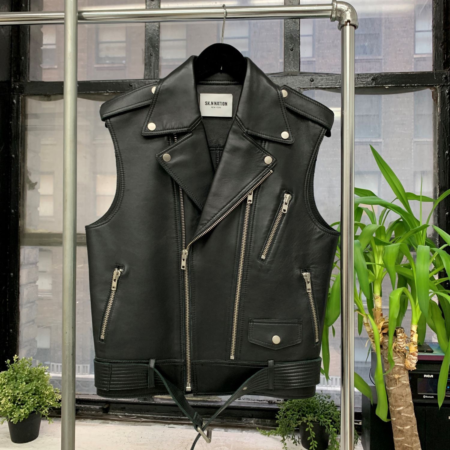 Other Men's lambskin leather moto vest Size US M / EU 48-50 / 2 - 2 Thumbnail