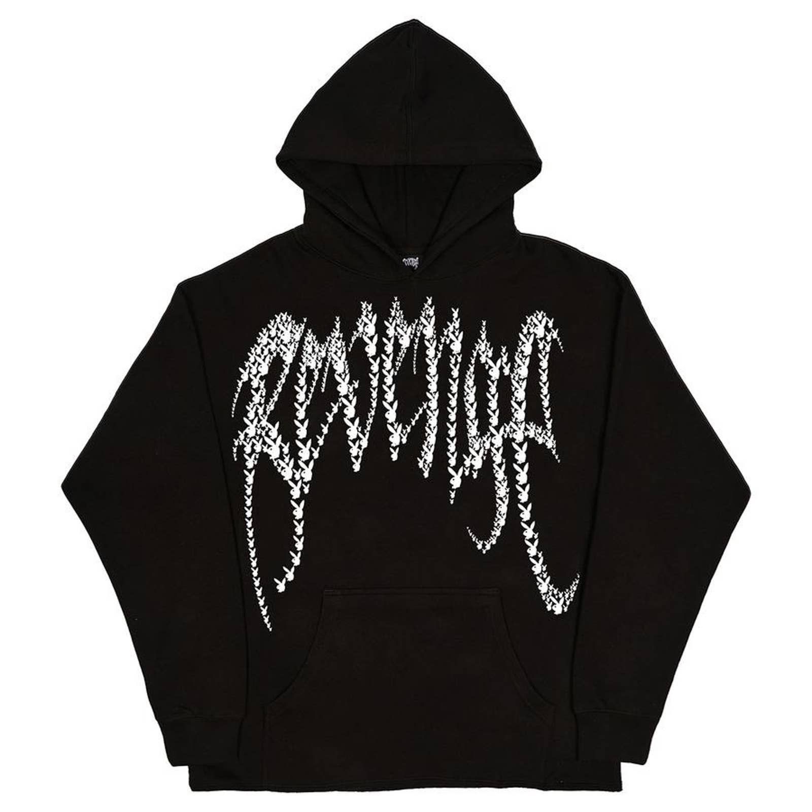 revenge-revenge-playboy-hoodie-black-grailed