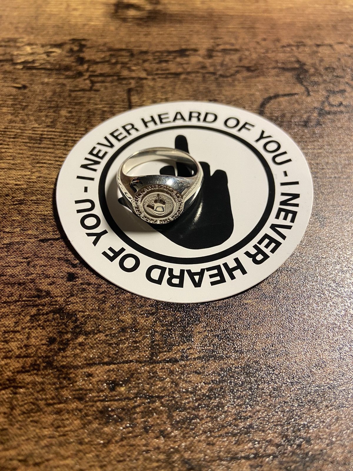 ineverheardofyou Middle Finger Fuck off ring size 8 Size ONE SIZE - 1 Thumbnail