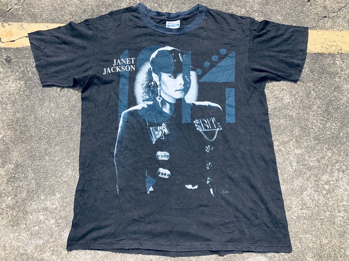 VTG Janet Jackson Rhythm Nation No Prejudice 1990 T-Shirt