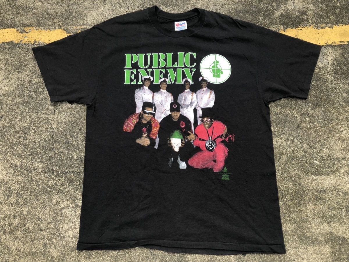 Vintage Public Enemy Merch T-shirt 1991 Apocalypse RARE | eBay