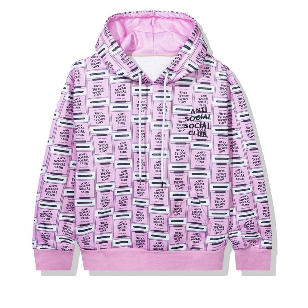Anti Social Social Club DS Black ASSC Balcony Pink Hoodie Bape Kith KAWS VLONE FTP Size US XL / EU 56 / 4 - 4 Thumbnail