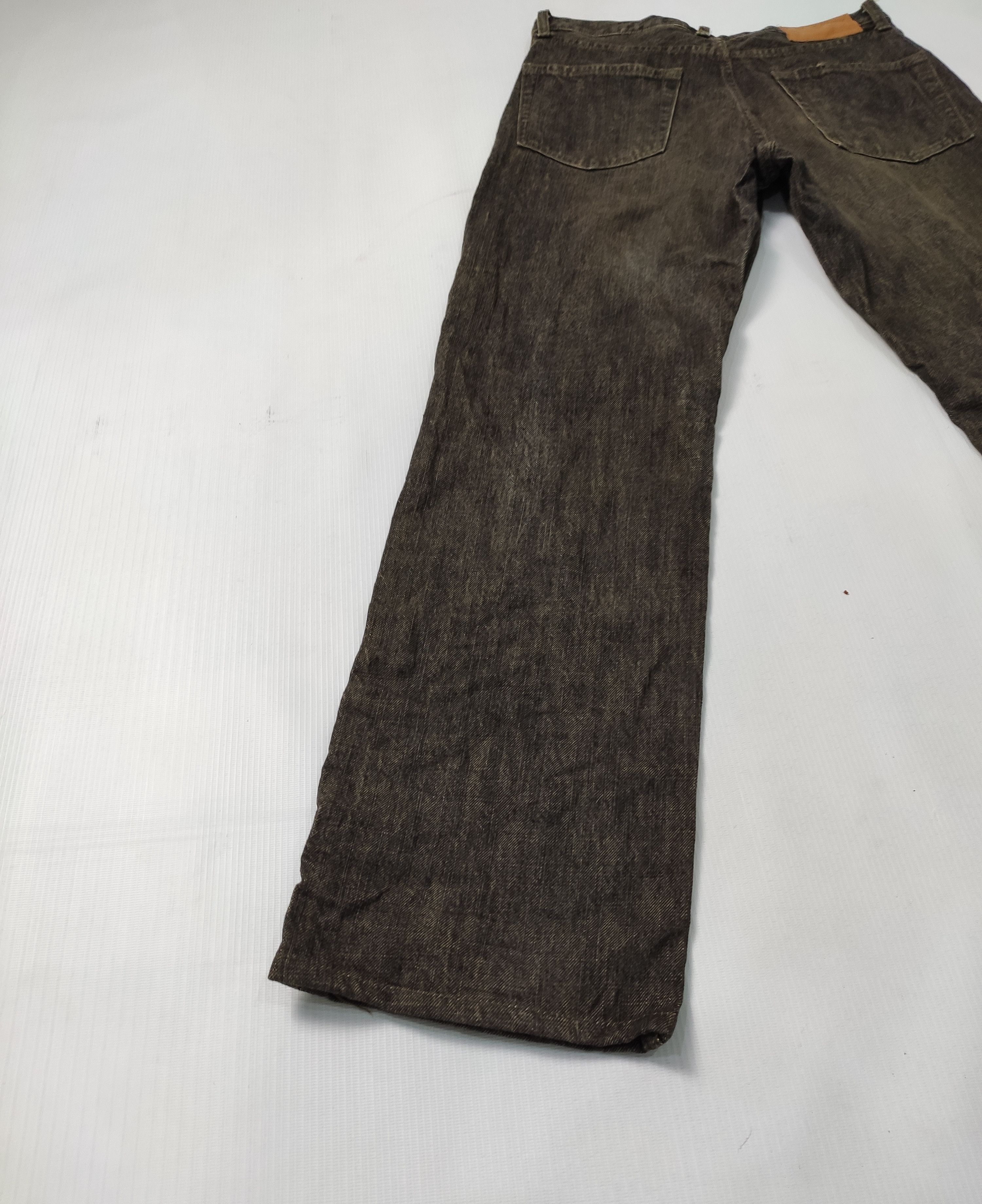 Japanese Brand PPFM Distressed Painter Denim Size US 31 - 10 Thumbnail
