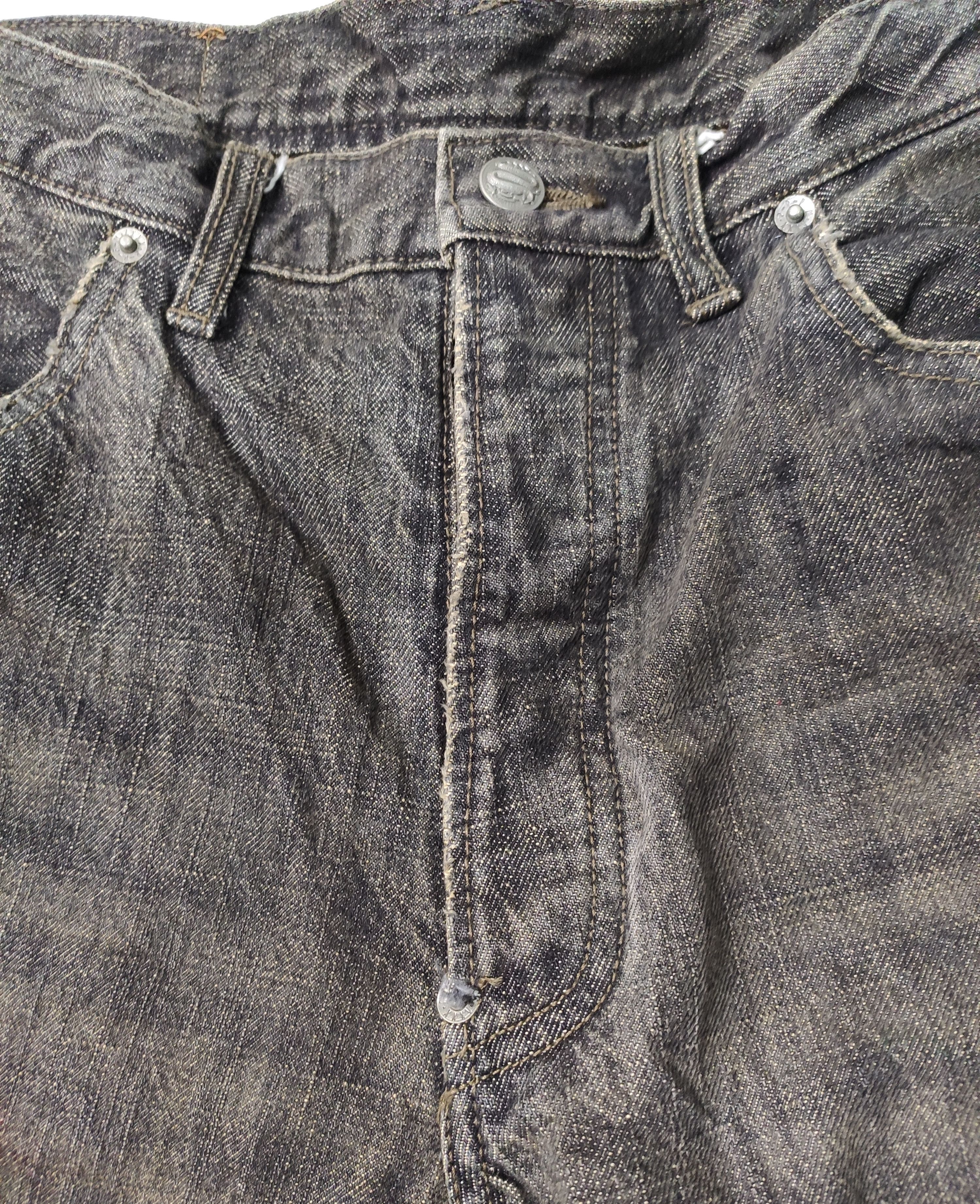Japanese Brand PPFM Distressed Painter Denim Size US 31 - 5 Thumbnail