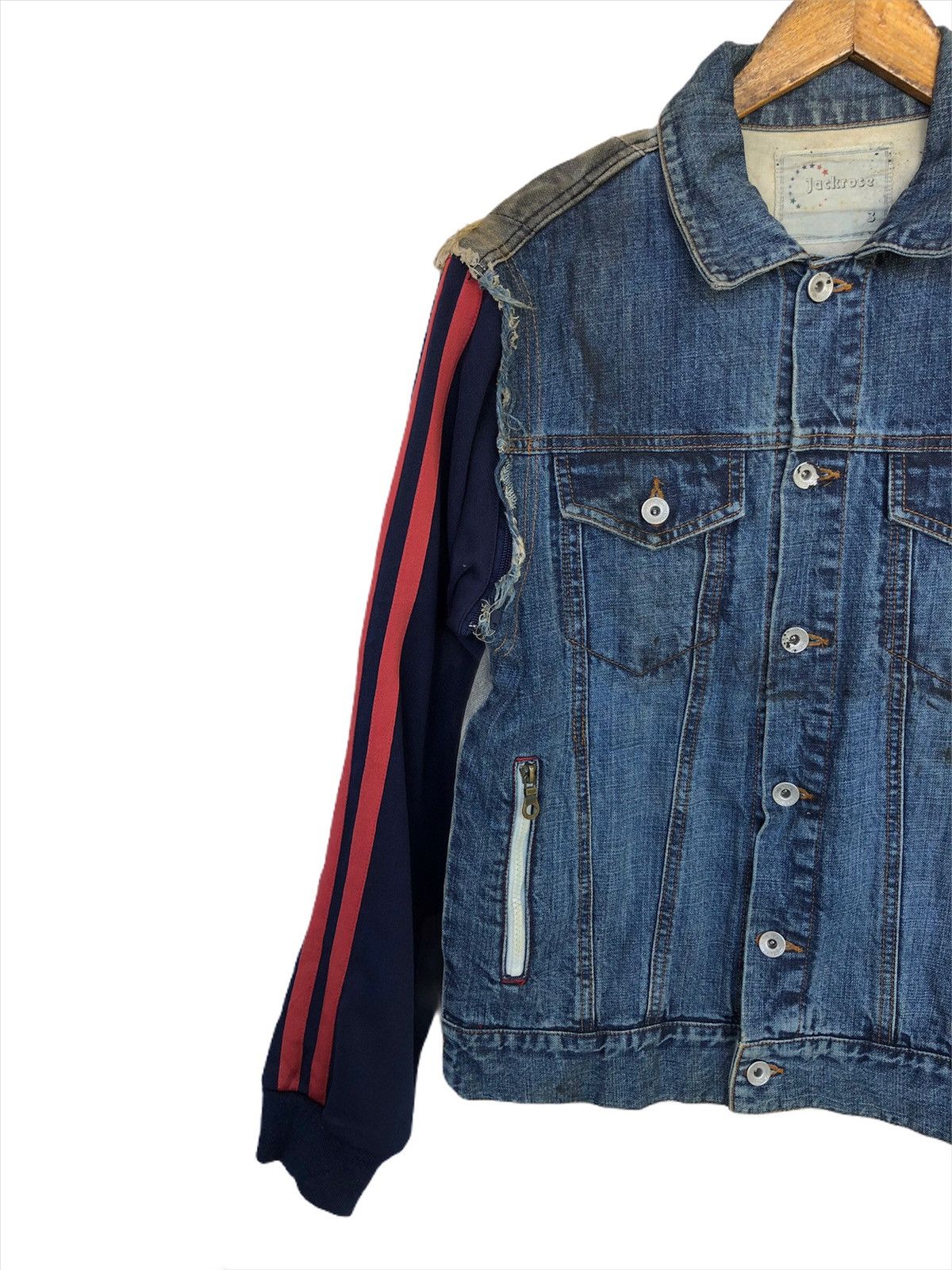 JACKROSE DOPE🔥Jack Rose 🇯🇵 Reconstruct Hybrid Denim Jacket Size US S / EU 44-46 / 1 - 5 Thumbnail