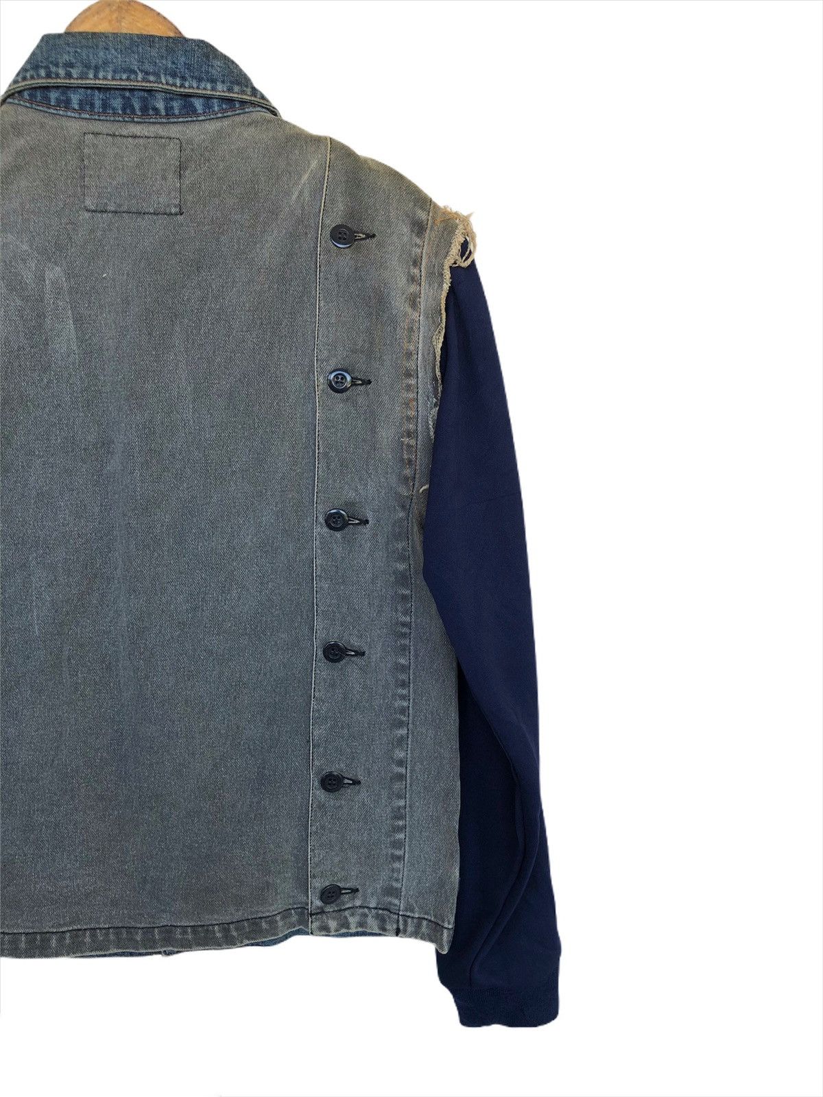 JACKROSE DOPE🔥Jack Rose 🇯🇵 Reconstruct Hybrid Denim Jacket Size US S / EU 44-46 / 1 - 7 Thumbnail