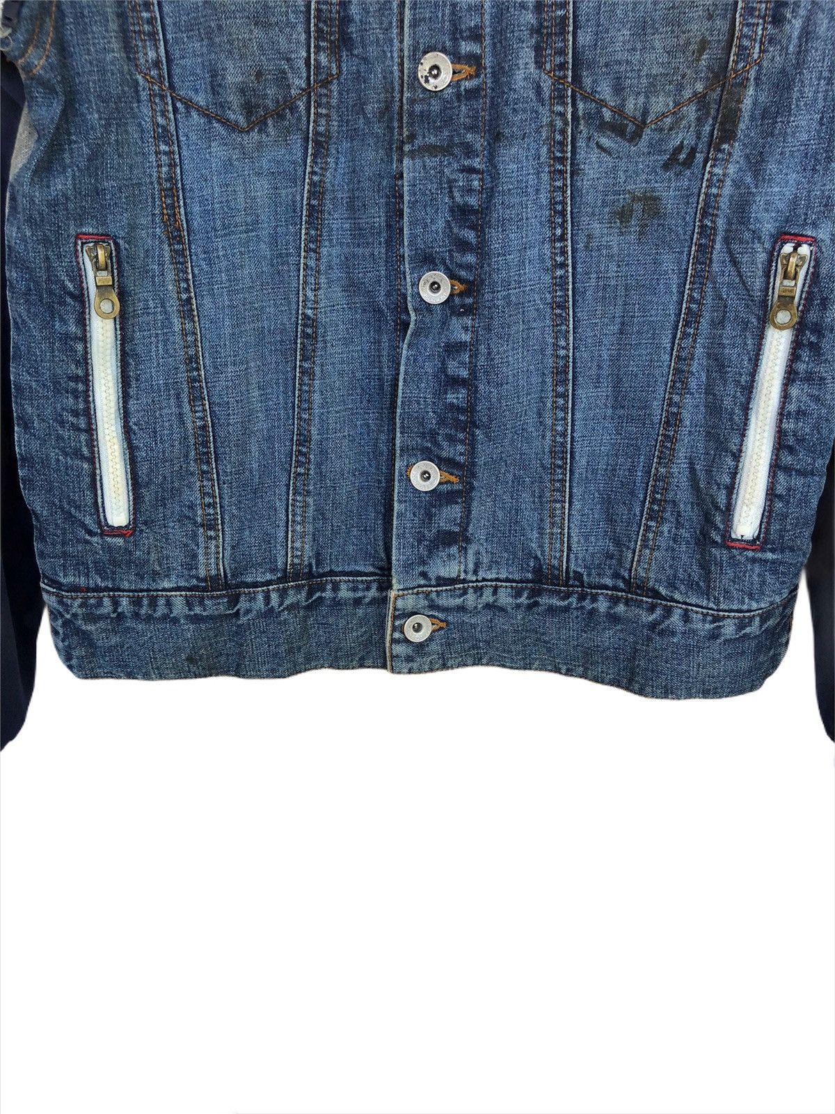JACKROSE DOPE🔥Jack Rose 🇯🇵 Reconstruct Hybrid Denim Jacket Size US S / EU 44-46 / 1 - 6 Thumbnail