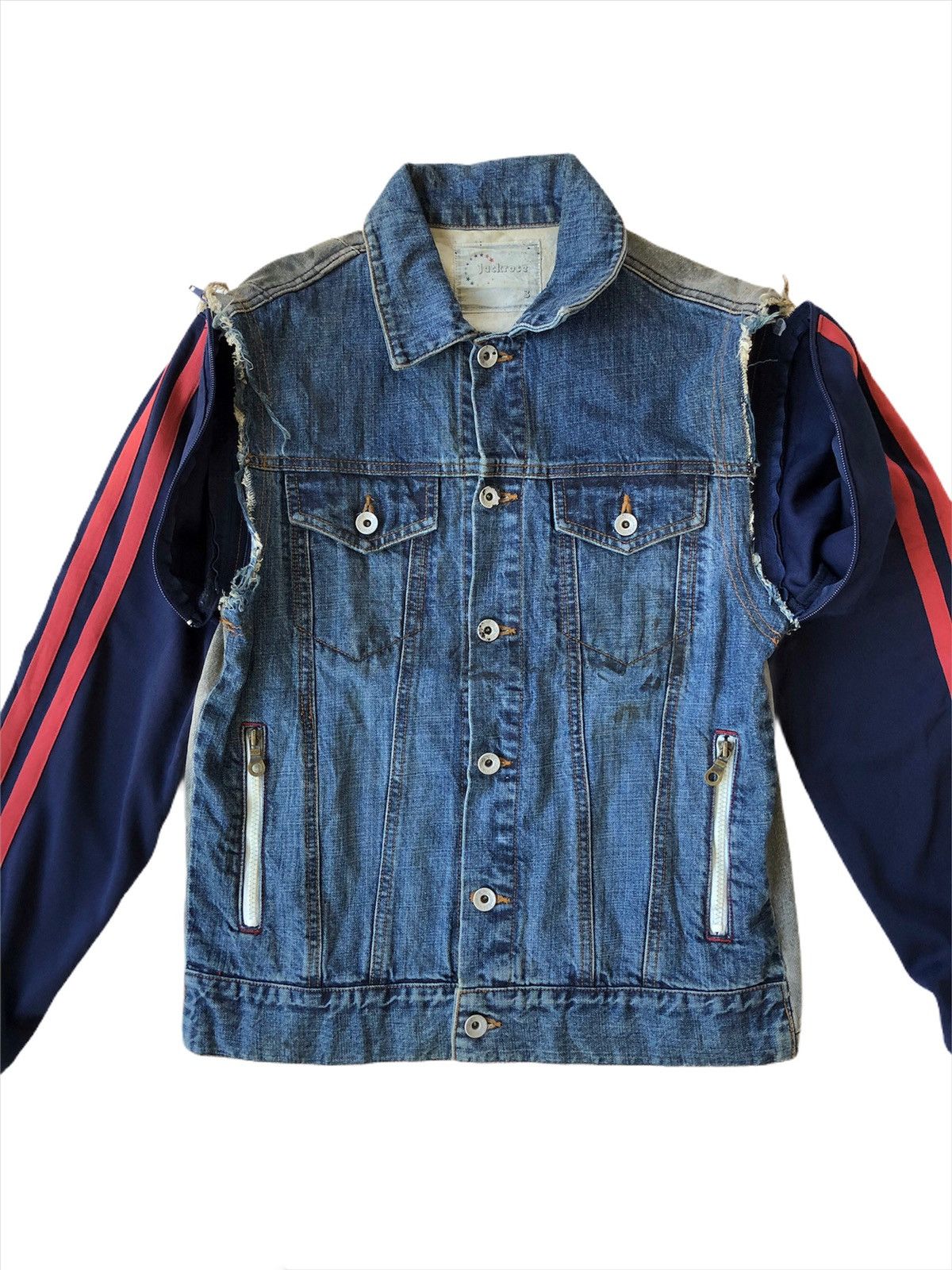 JACKROSE DOPE🔥Jack Rose 🇯🇵 Reconstruct Hybrid Denim Jacket Size US S / EU 44-46 / 1 - 3 Thumbnail