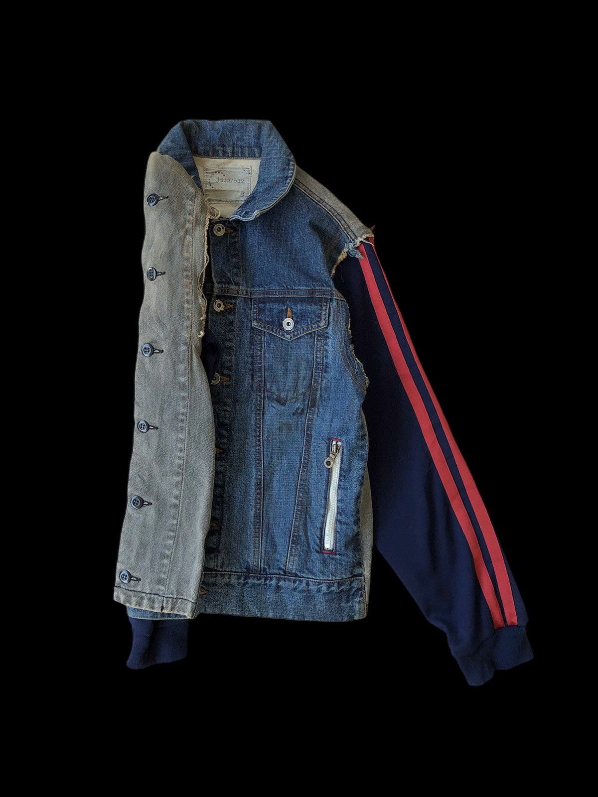 JACKROSE DOPE🔥Jack Rose 🇯🇵 Reconstruct Hybrid Denim Jacket Size US S / EU 44-46 / 1 - 2 Thumbnail