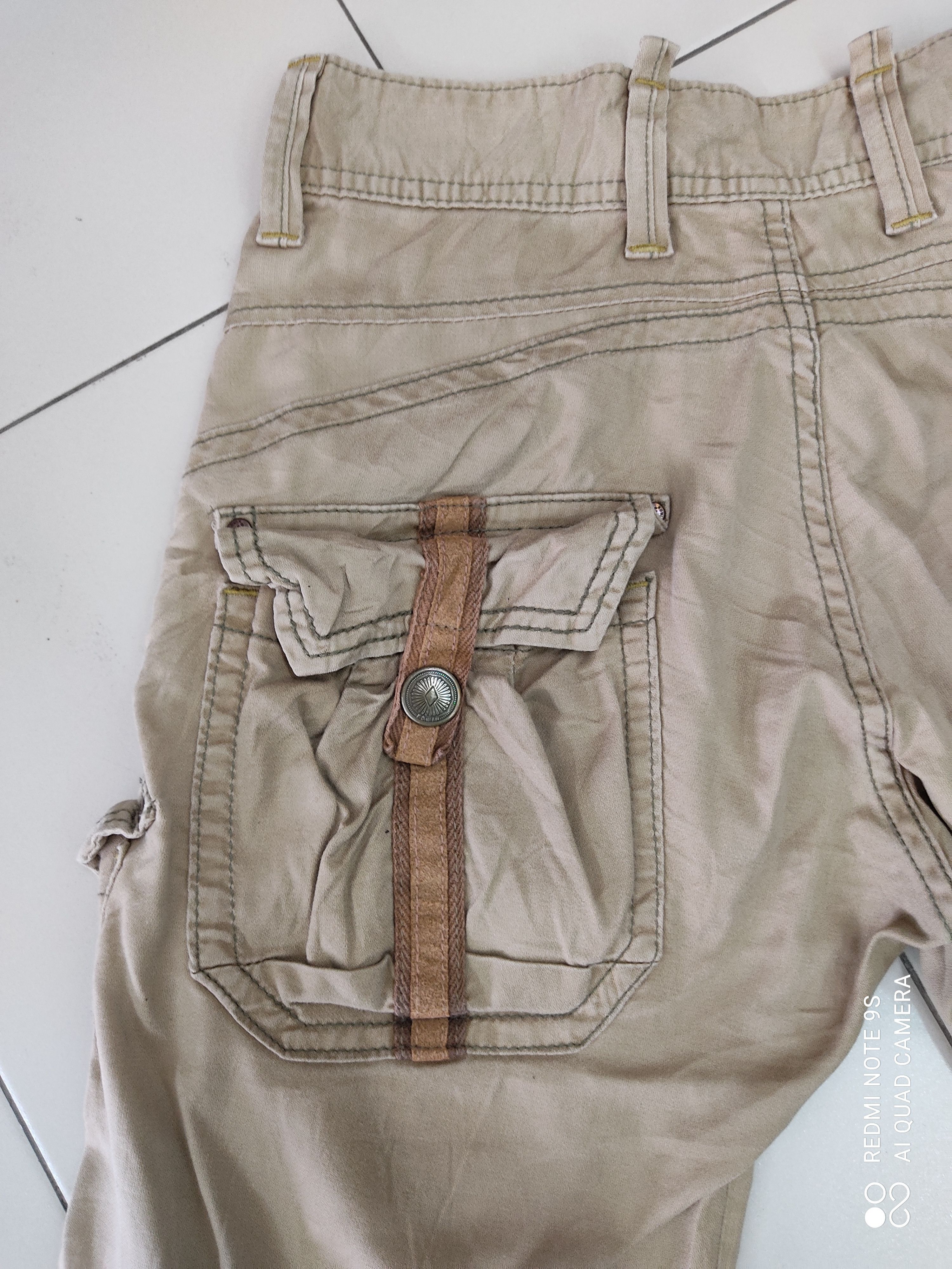Edwin × Japanese Brand Edwin Multipocket bondage punk style cropped cargo pants Size US 31 - 11 Thumbnail