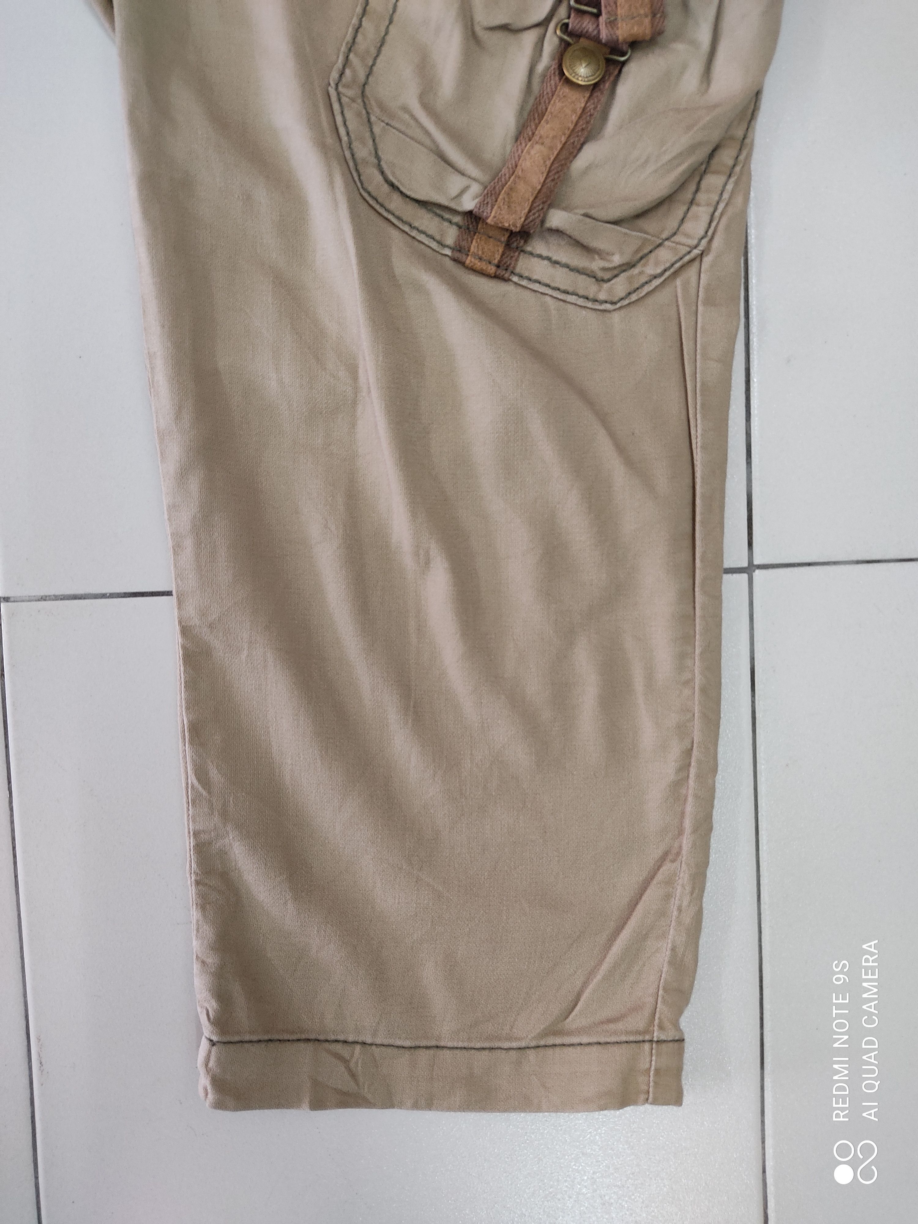 Edwin × Japanese Brand Edwin Multipocket bondage punk style cropped cargo pants Size US 31 - 5 Thumbnail