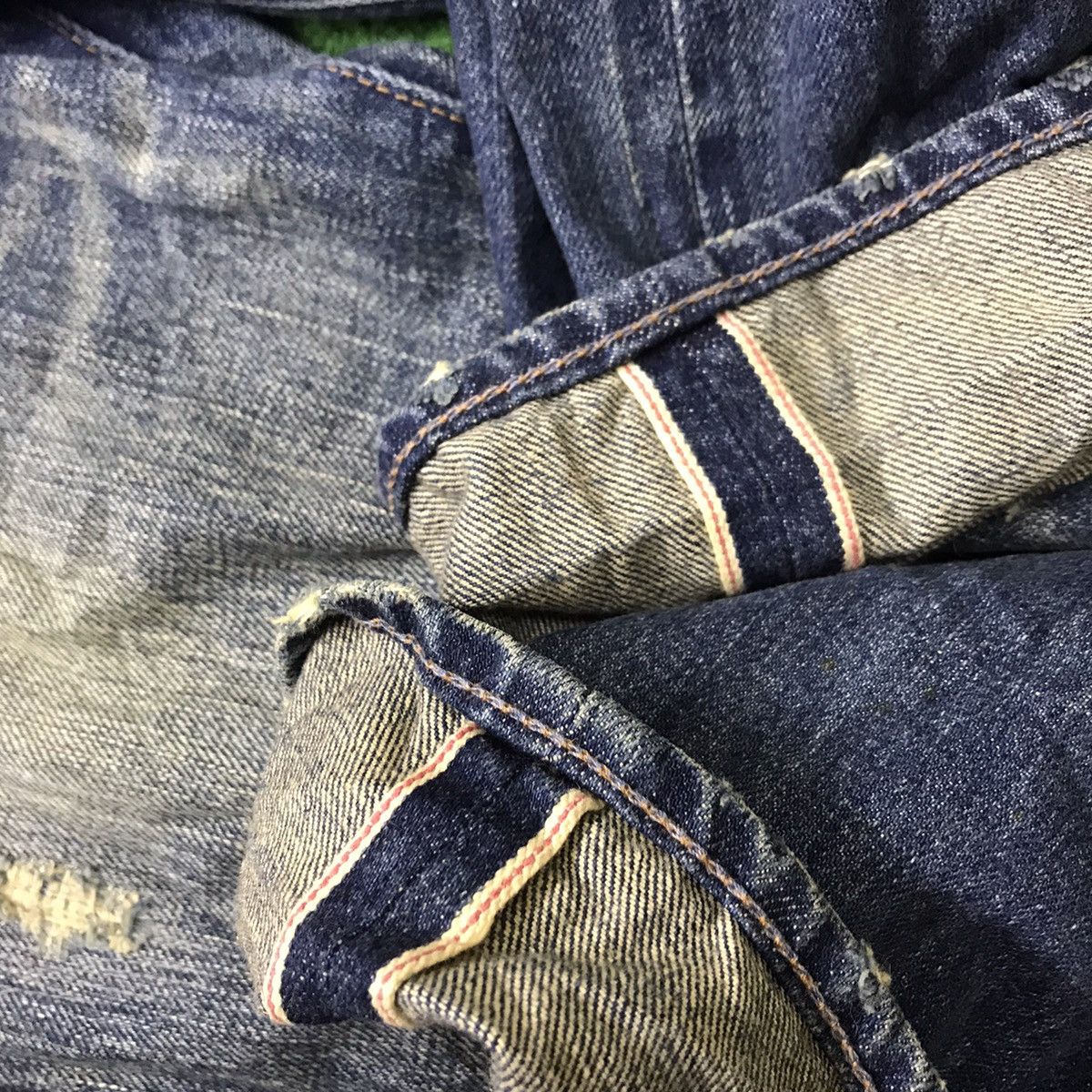 GOA Japanese Brand GOA Denim Selvedge Jeans Distressed Size US 30 / EU 46 - 23 Thumbnail