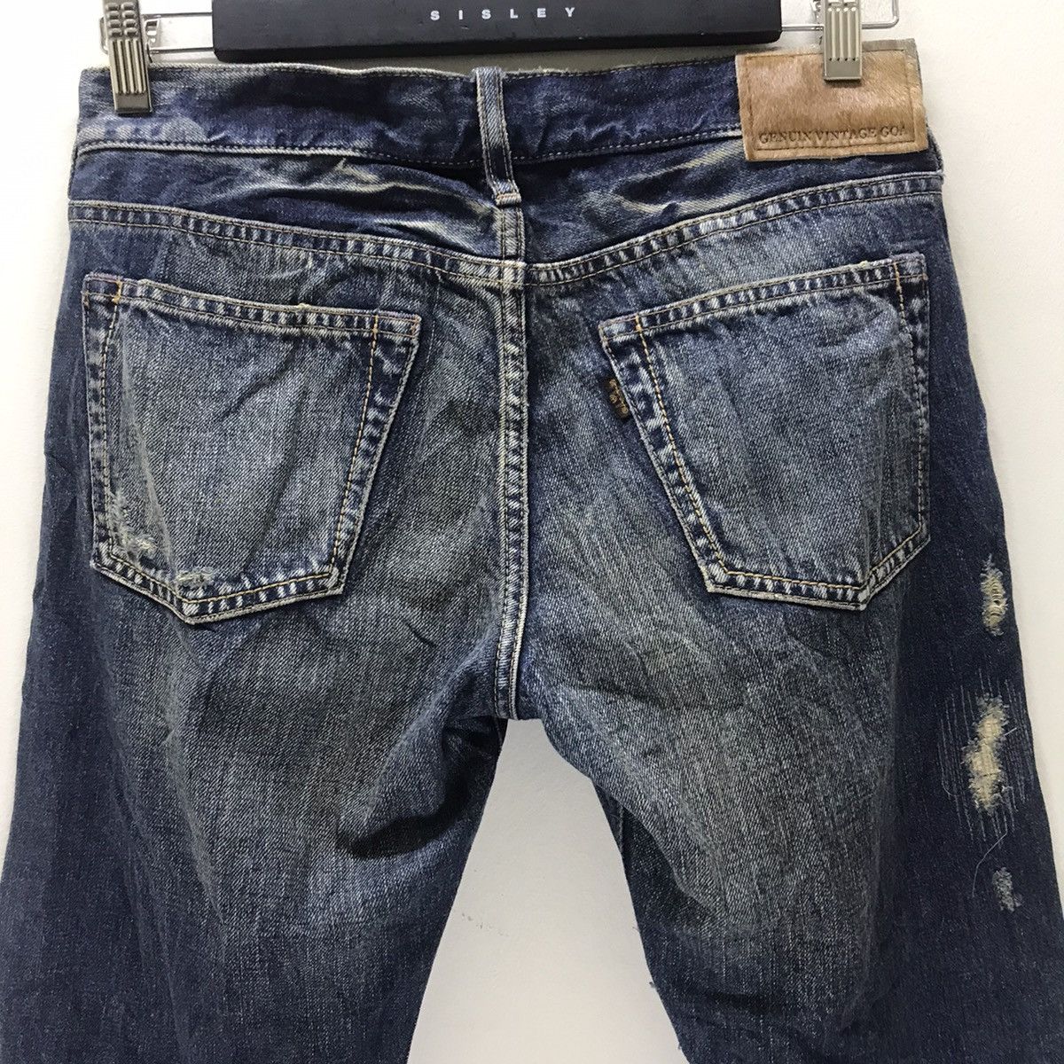 GOA Japanese Brand GOA Denim Selvedge Jeans Distressed Size US 30 / EU 46 - 11 Thumbnail