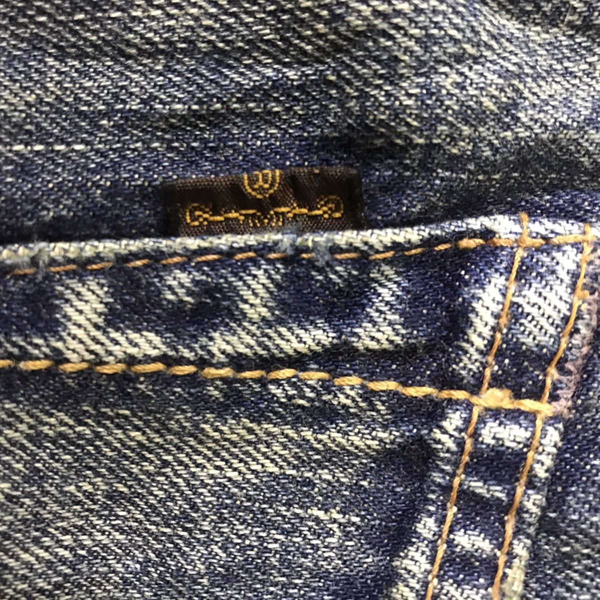 GOA Japanese Brand GOA Denim Selvedge Jeans Distressed Size US 30 / EU 46 - 19 Thumbnail