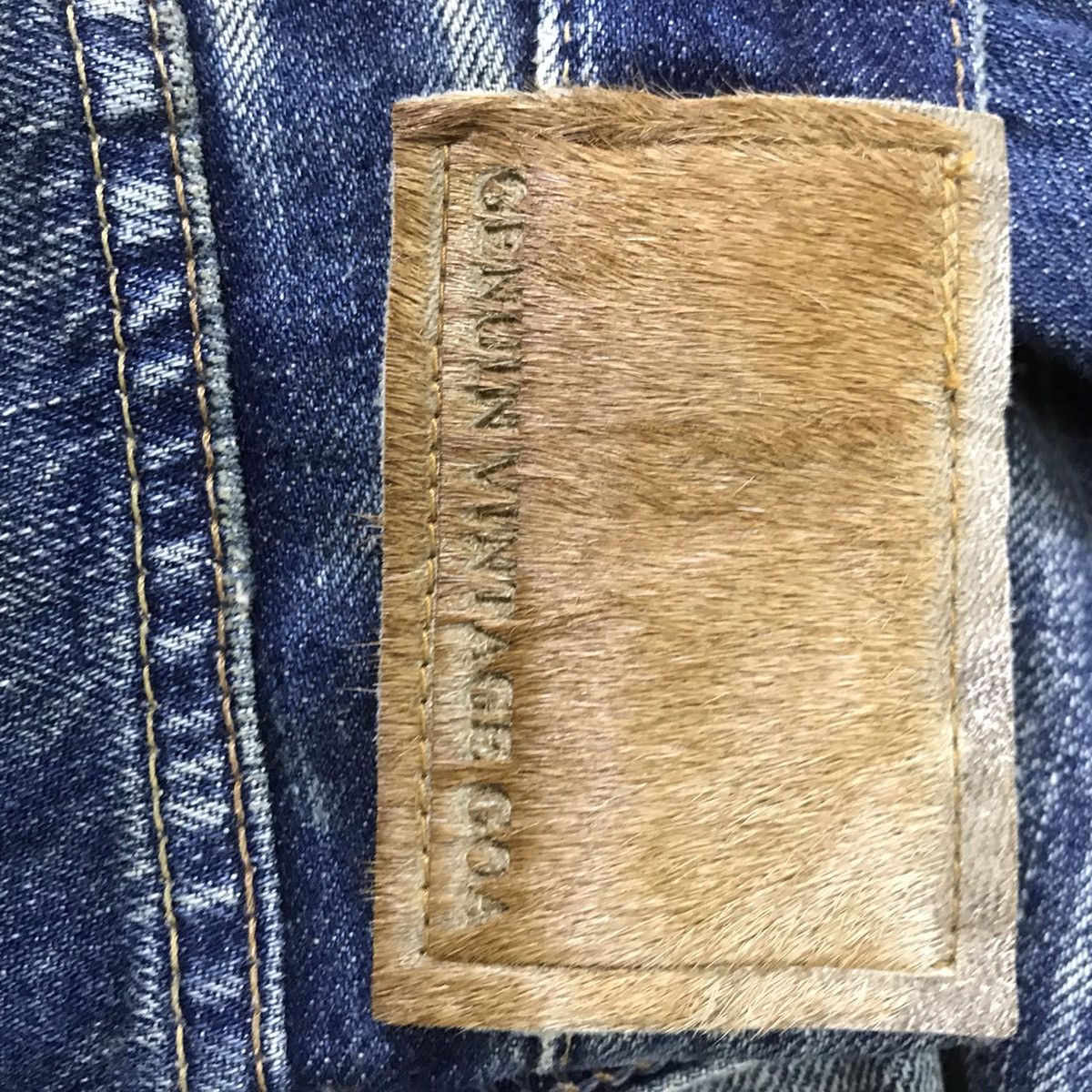 GOA Japanese Brand GOA Denim Selvedge Jeans Distressed Size US 30 / EU 46 - 18 Thumbnail