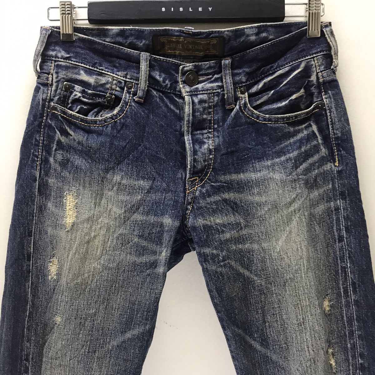GOA Japanese Brand GOA Denim Selvedge Jeans Distressed Size US 30 / EU 46 - 3 Thumbnail