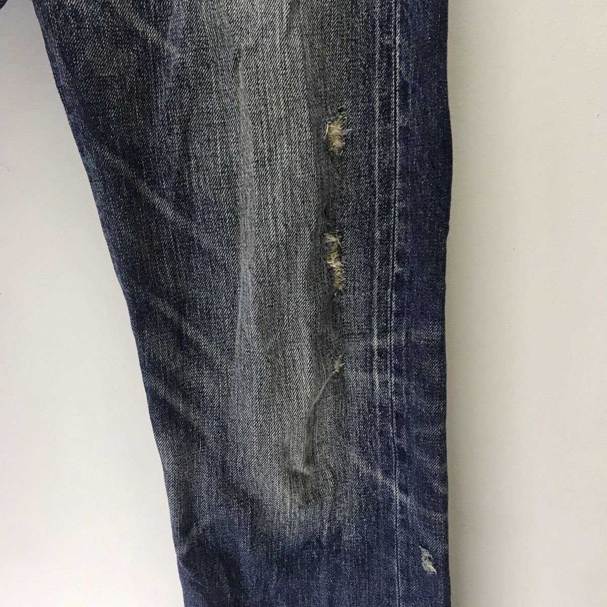 GOA Japanese Brand GOA Denim Selvedge Jeans Distressed Size US 30 / EU 46 - 7 Thumbnail