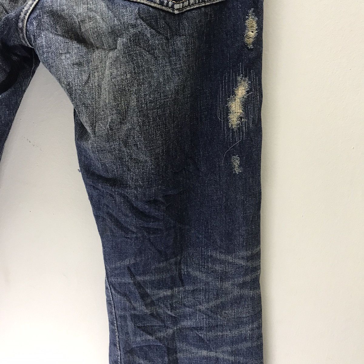 GOA Japanese Brand GOA Denim Selvedge Jeans Distressed Size US 30 / EU 46 - 15 Thumbnail