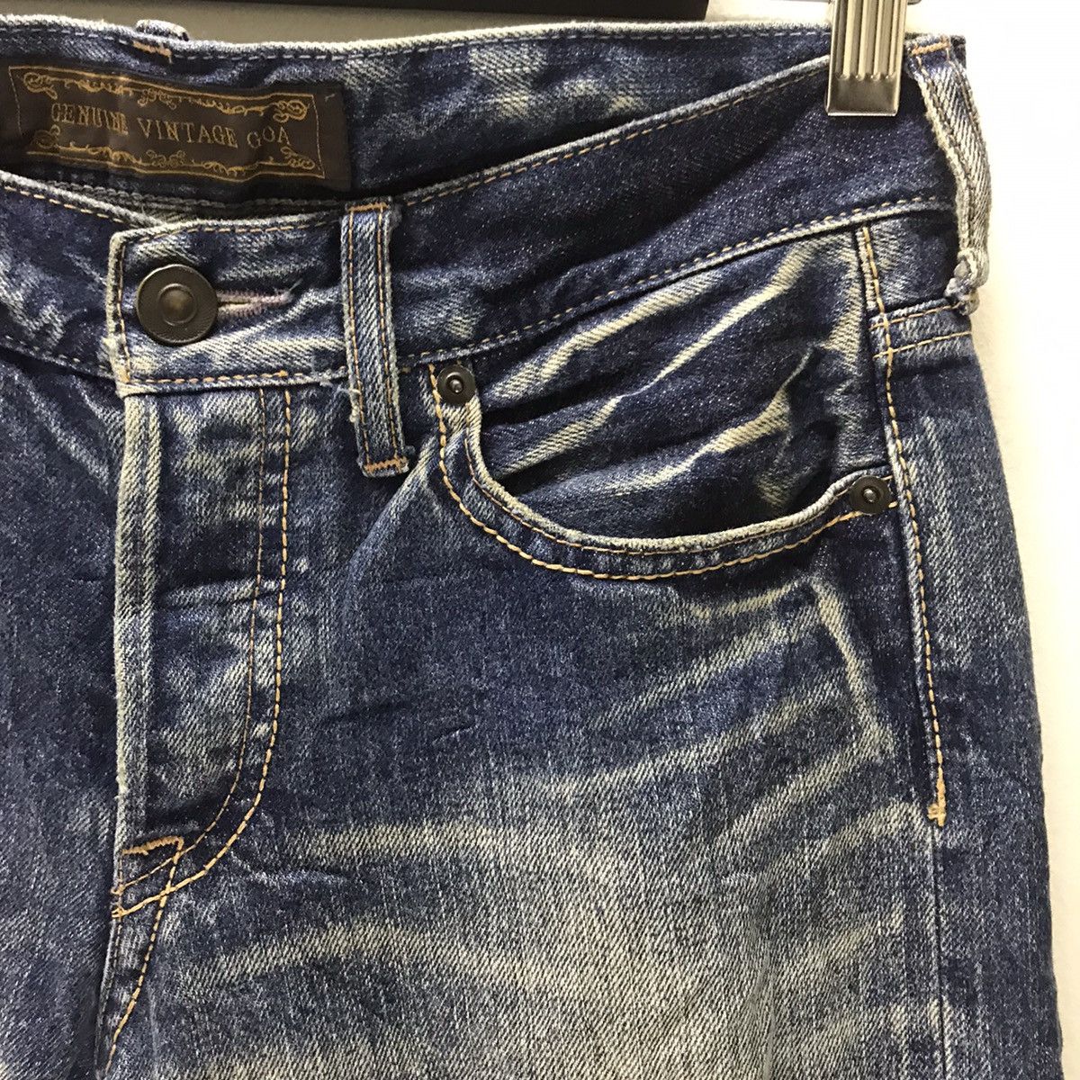 GOA Japanese Brand GOA Denim Selvedge Jeans Distressed Size US 30 / EU 46 - 5 Thumbnail