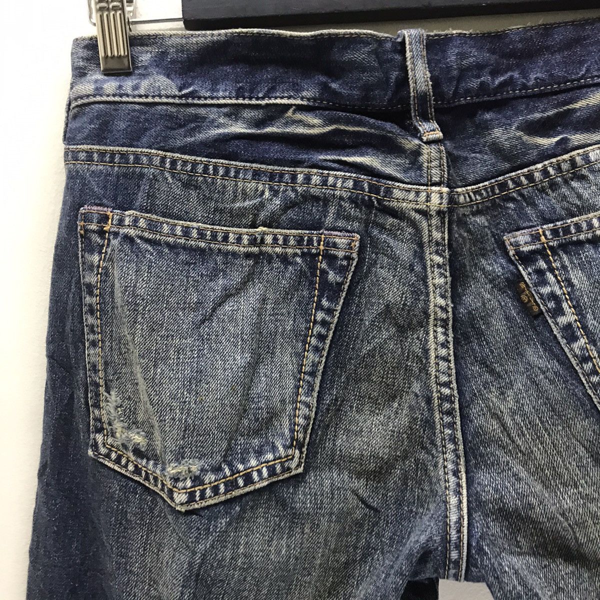GOA Japanese Brand GOA Denim Selvedge Jeans Distressed Size US 30 / EU 46 - 12 Thumbnail