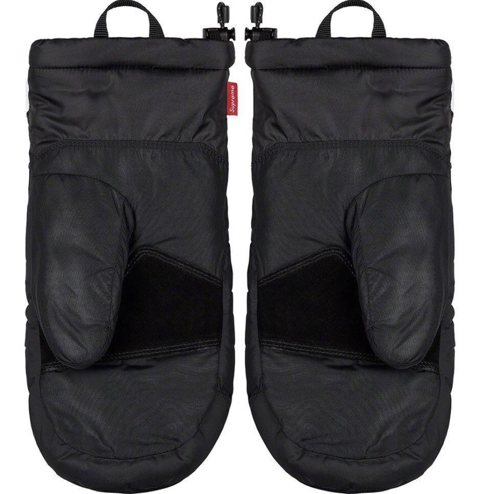 Supreme The North Face S Logo Nuptse Mitts Black