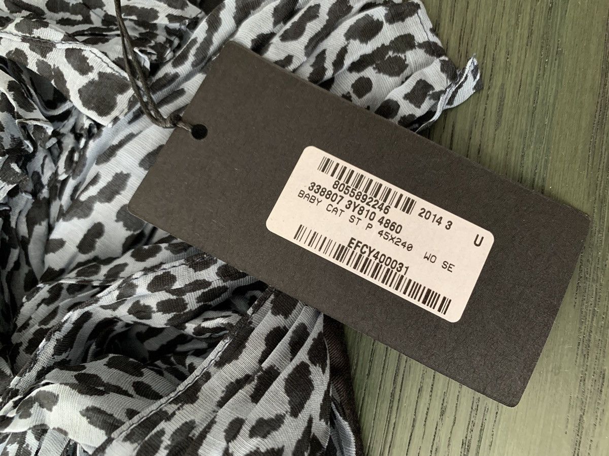 Hedi Slimane Ysl slp Saint Laurent baby cat blue leopard