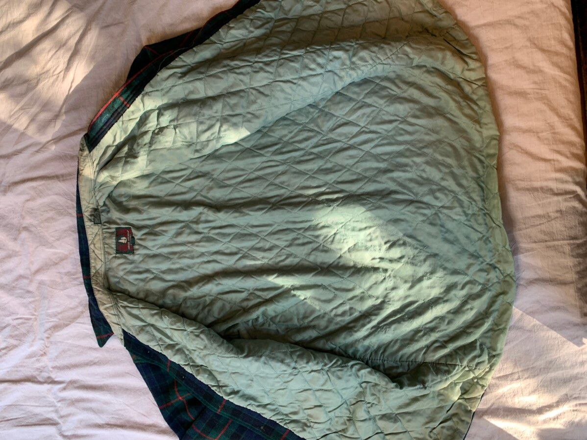 Vintage Green Plaid Shirt Jacket with Lining Size US L / EU 52-54 / 3 - 4 Thumbnail