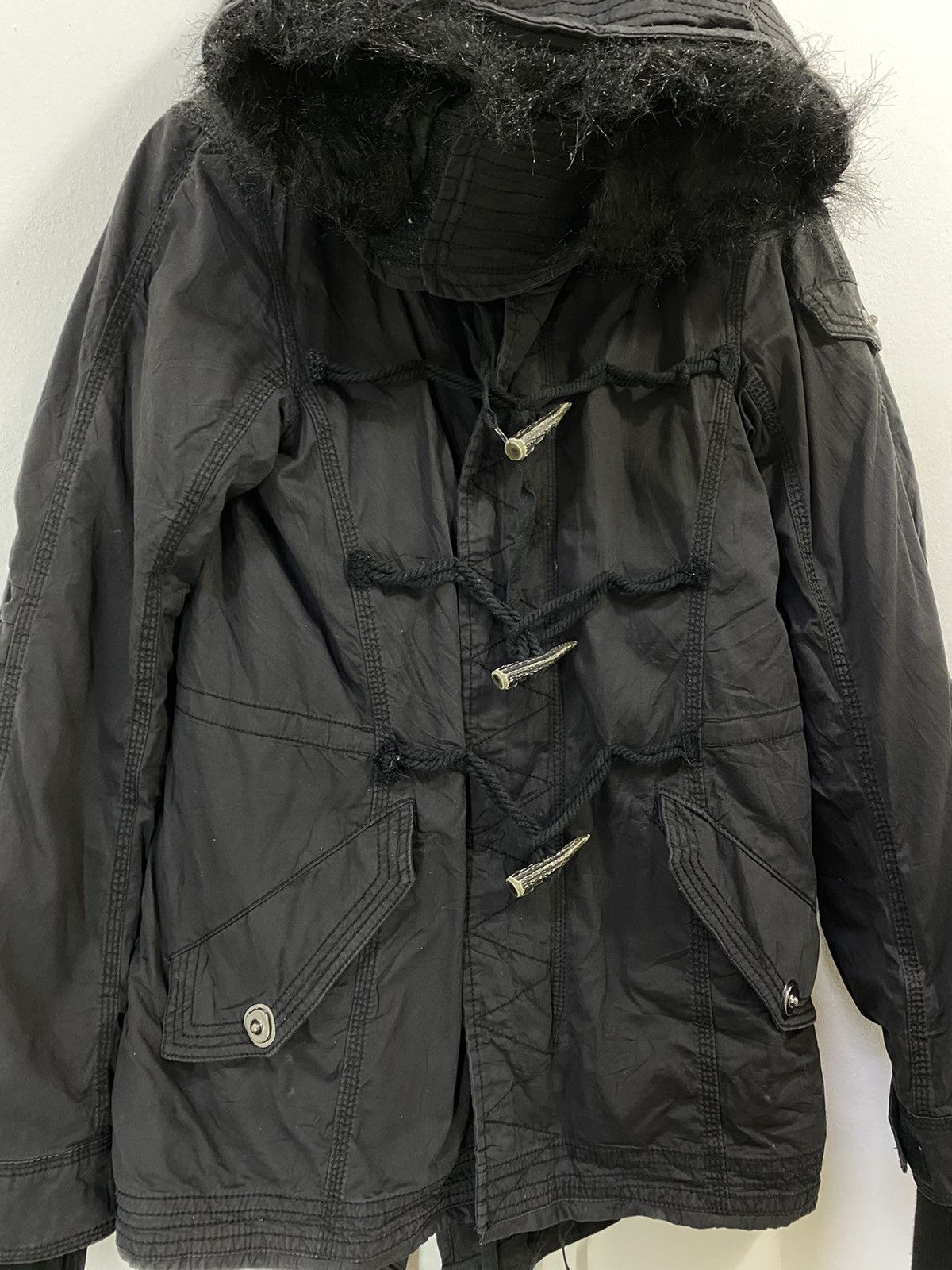 BUFFALO BOBS Buffalo Bobs Fist Tale Parka With Rare Hoodies Design Size US S / EU 44-46 / 1 - 4 Thumbnail
