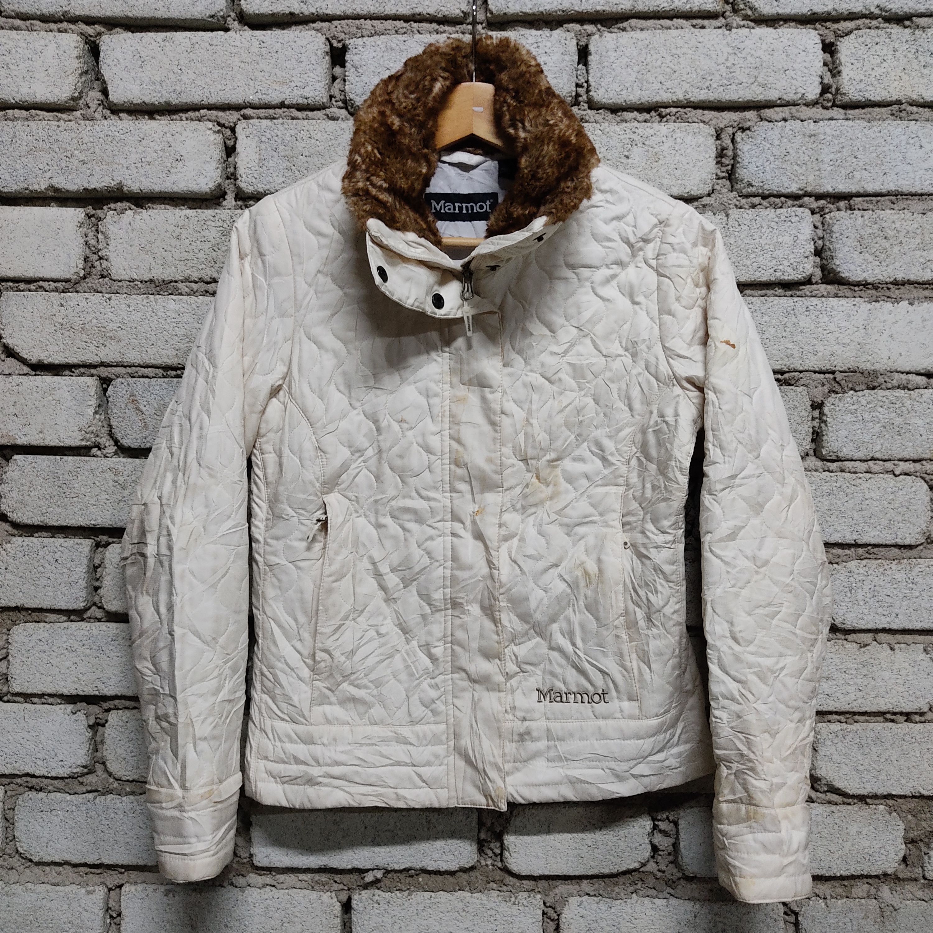 Marmot Marmot Puffer Fur Bomber Outdoor Jacket Size US S / EU 44-46 / 1 - 1 Thumbnail