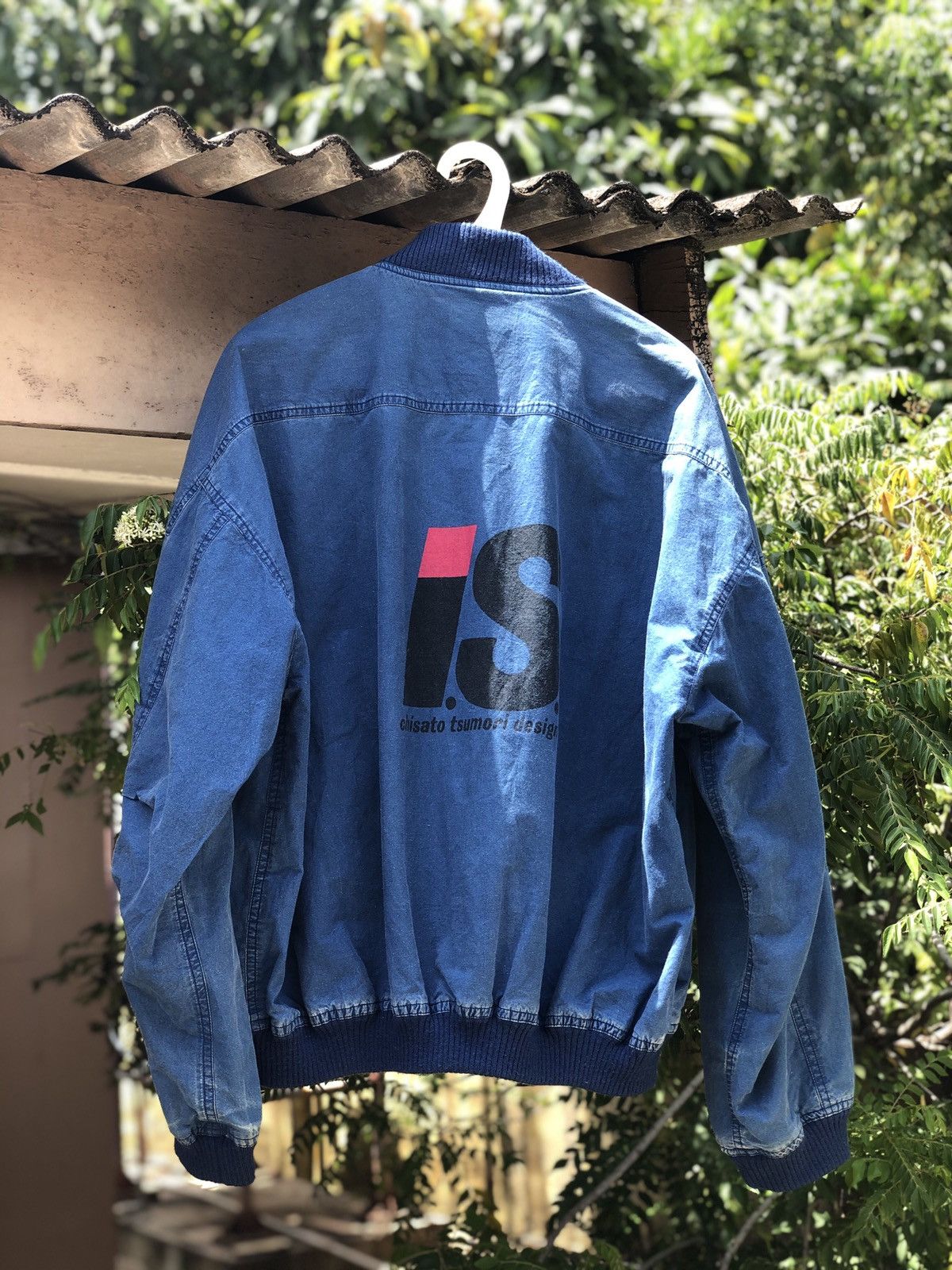 Vintage Vintage Issey Miyake Sport Denim Bomber IS Tsumori Chisato