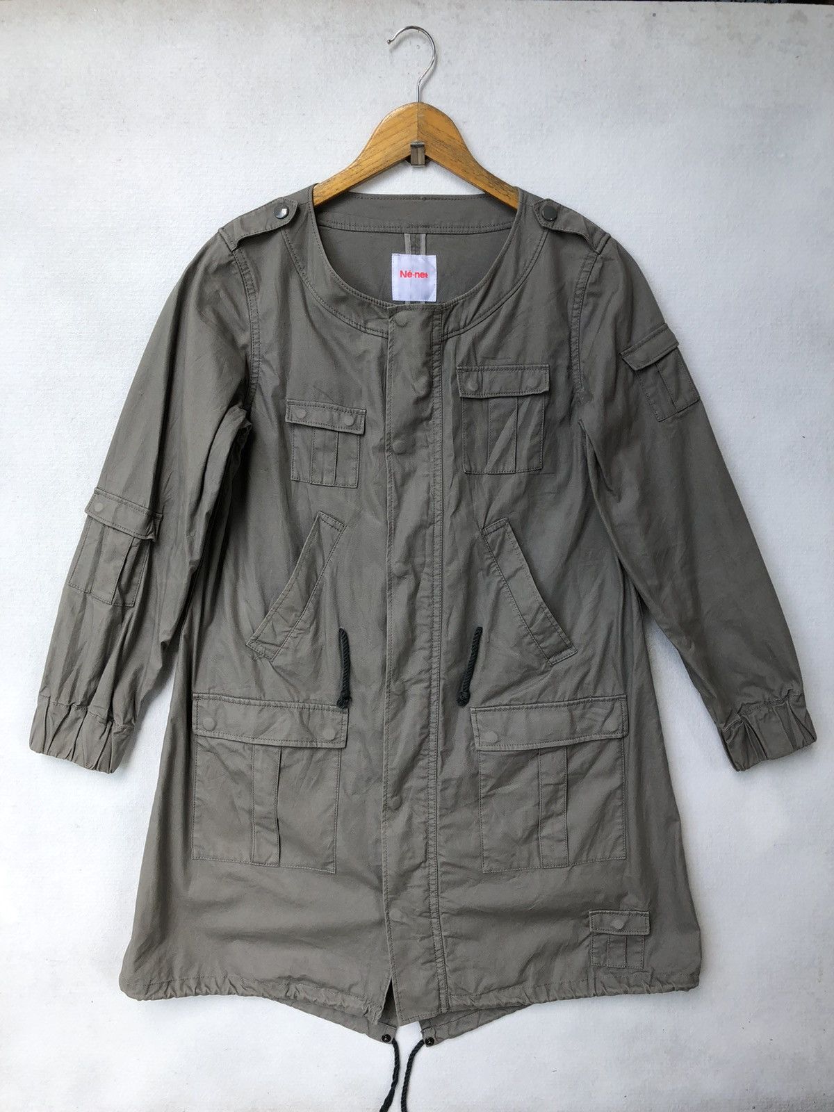 Issey Miyake × Japanese Brand × Ne-Net Ne-net Issey Miyake Japan designers Parka Jacket Size M / US 6-8 / IT 42-44 - 1 Thumbnail
