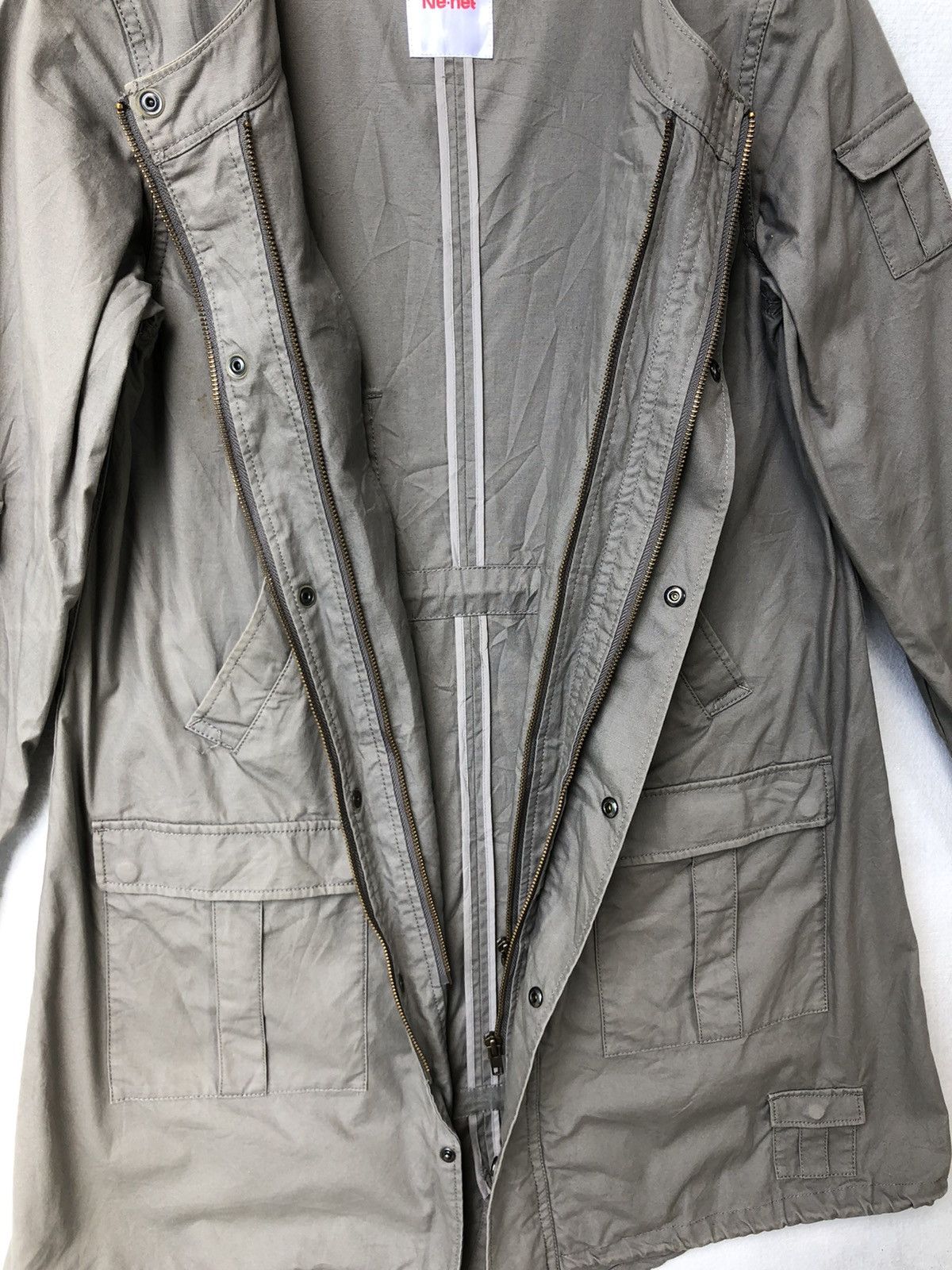 Issey Miyake × Japanese Brand × Ne-Net Ne-net Issey Miyake Japan designers Parka Jacket Size M / US 6-8 / IT 42-44 - 5 Thumbnail