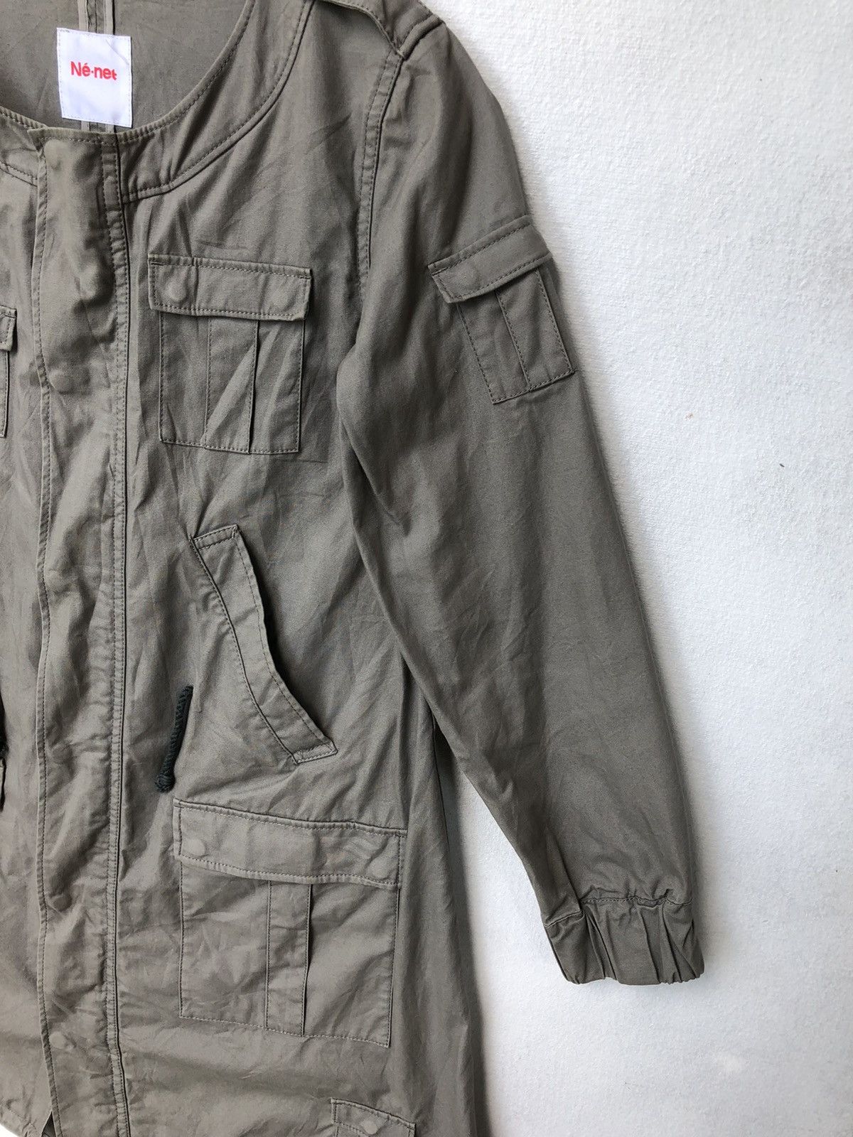 Issey Miyake × Japanese Brand × Ne-Net Ne-net Issey Miyake Japan designers Parka Jacket Size M / US 6-8 / IT 42-44 - 4 Thumbnail