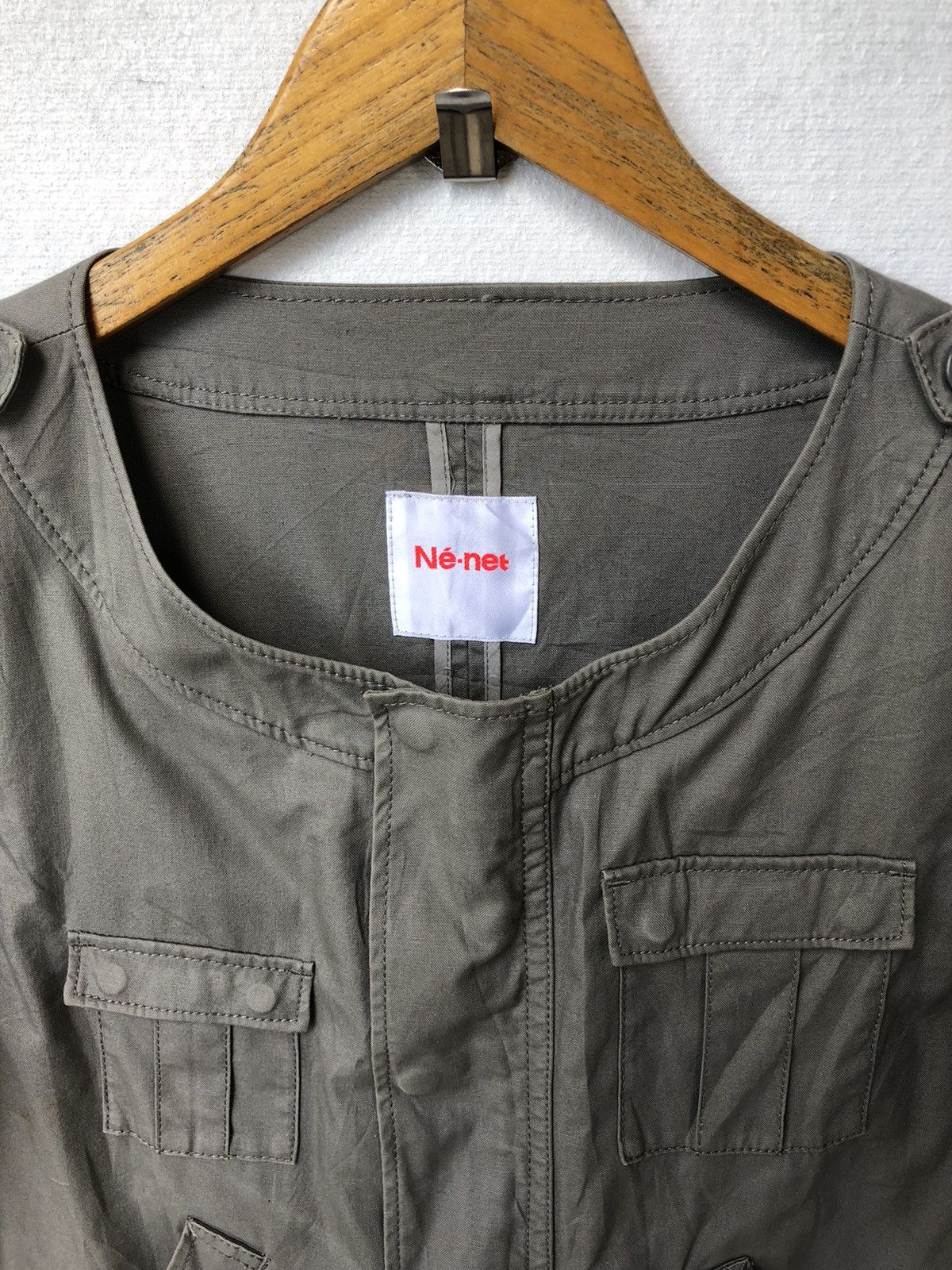 Issey Miyake × Japanese Brand × Ne-Net Ne-net Issey Miyake Japan designers Parka Jacket Size M / US 6-8 / IT 42-44 - 2 Thumbnail