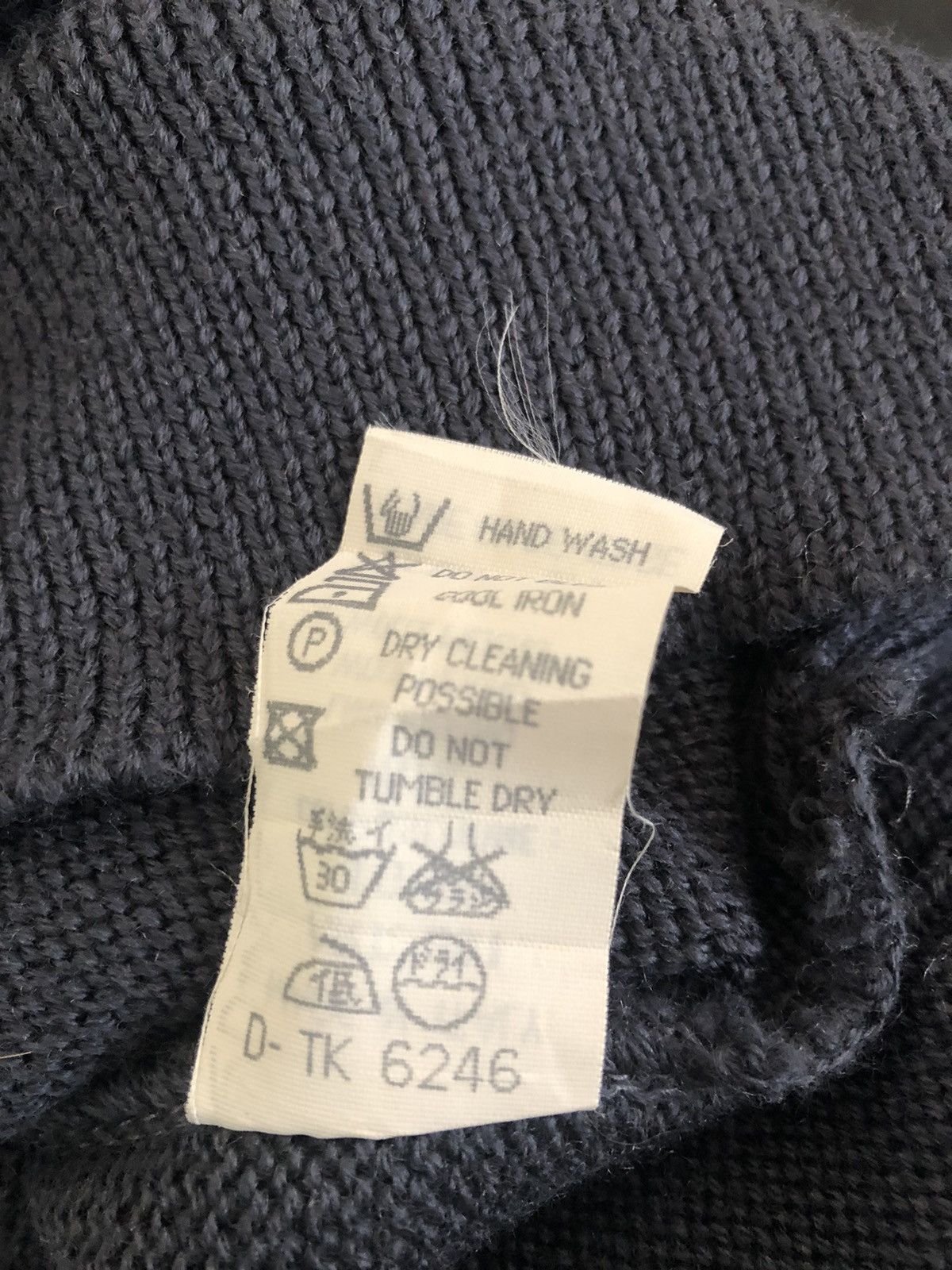 Emporio Armani × Vintage Vintage 90s Emporio Armani Italy Spell Out Knitwear Sweater Size US L / EU 52-54 / 3 - 11 Thumbnail