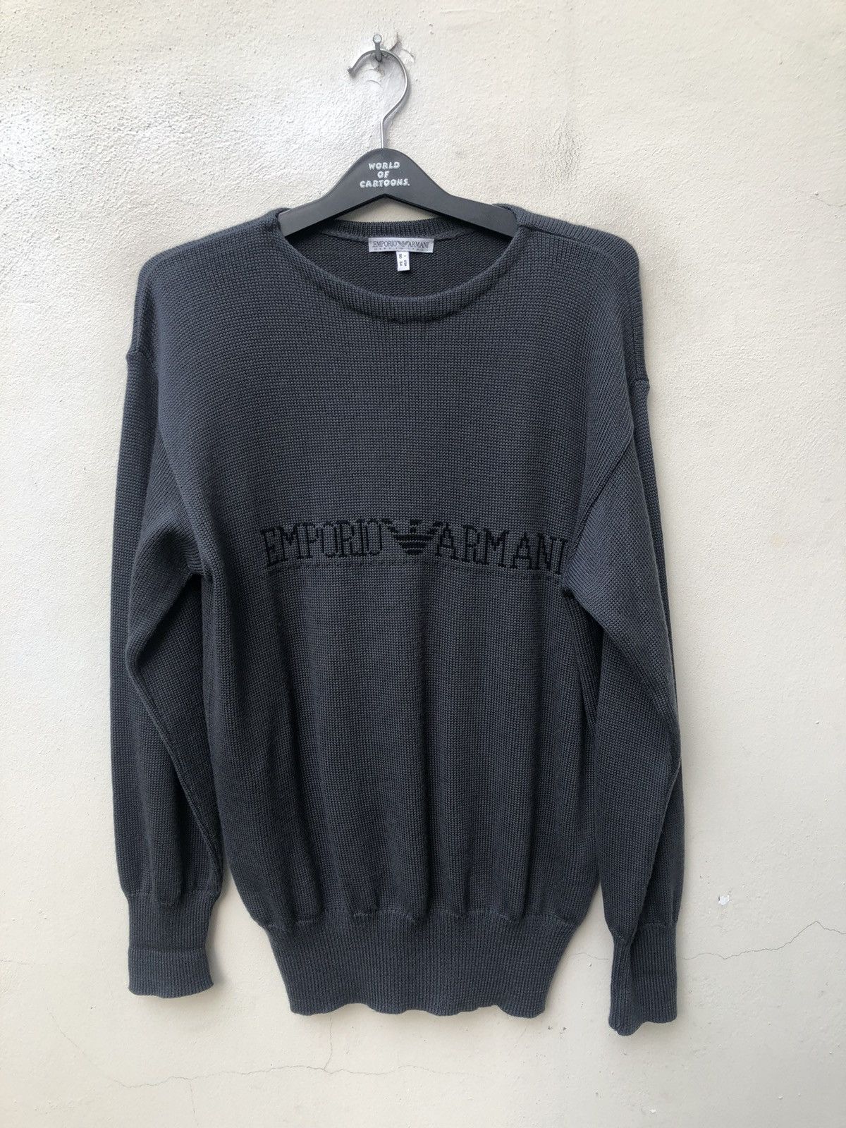 Vintage Vintage 90s Emporio Armani Italy Spell Out Knitwear