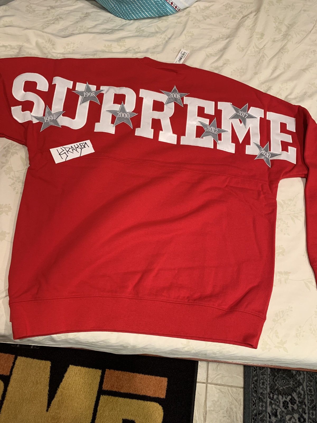 Supreme Supreme Stars Crewneck Grailed