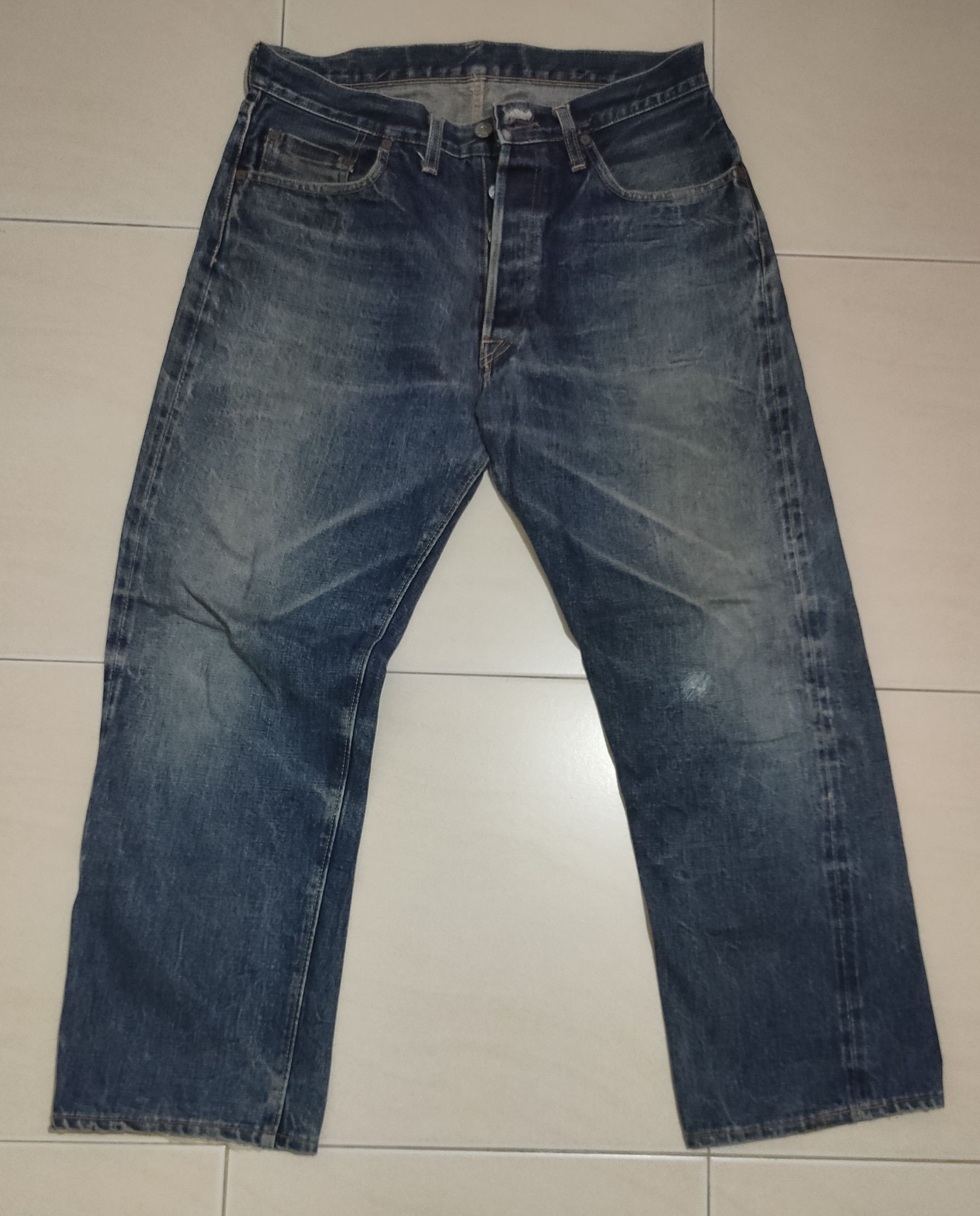 DENIME / ORIZZONTI selvedge denim pants