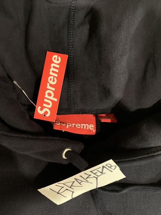 Supreme Supreme Icy Arc Hooded Sweatshirt ( Navy ) | Grailed