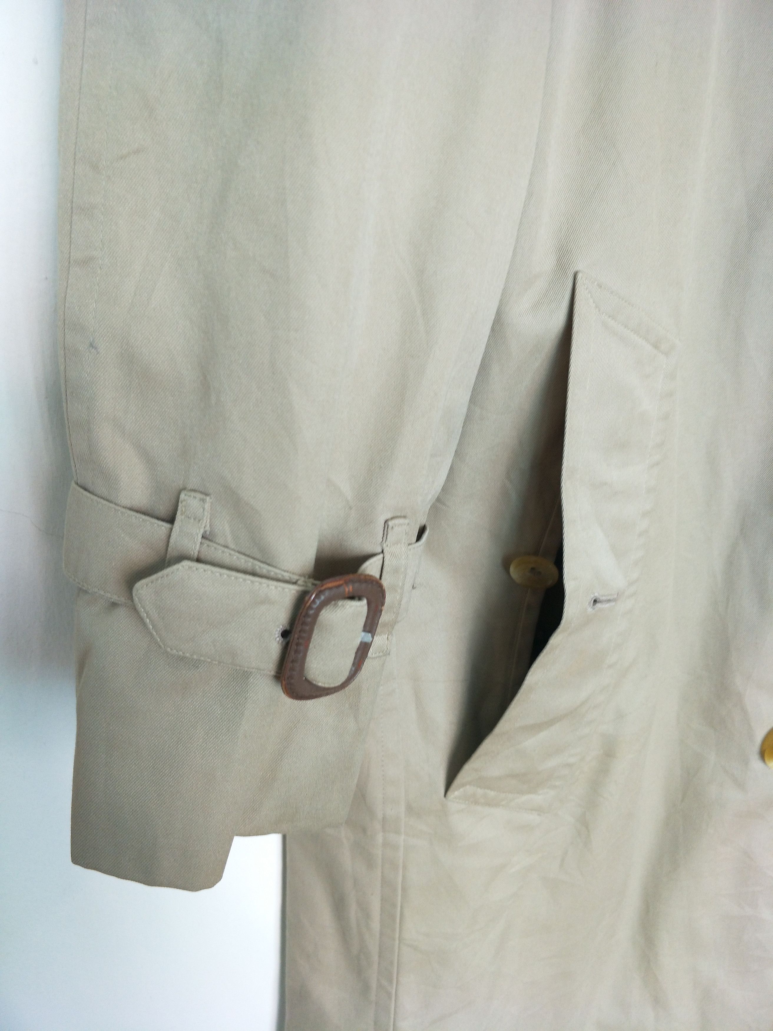 Burberry Made In England Double Breast Trench Coat Nova Check Lining Size US M / EU 48-50 / 2 - 6 Thumbnail