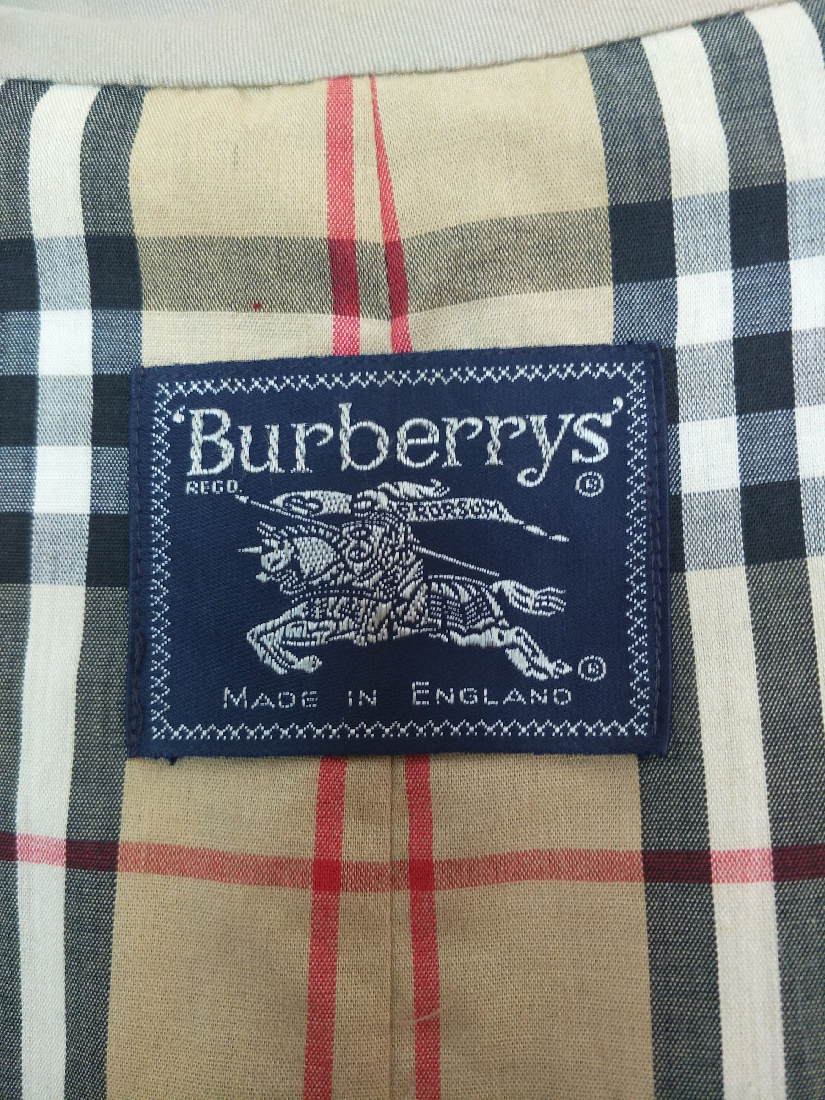 Burberry Made In England Double Breast Trench Coat Nova Check Lining Size US M / EU 48-50 / 2 - 10 Thumbnail