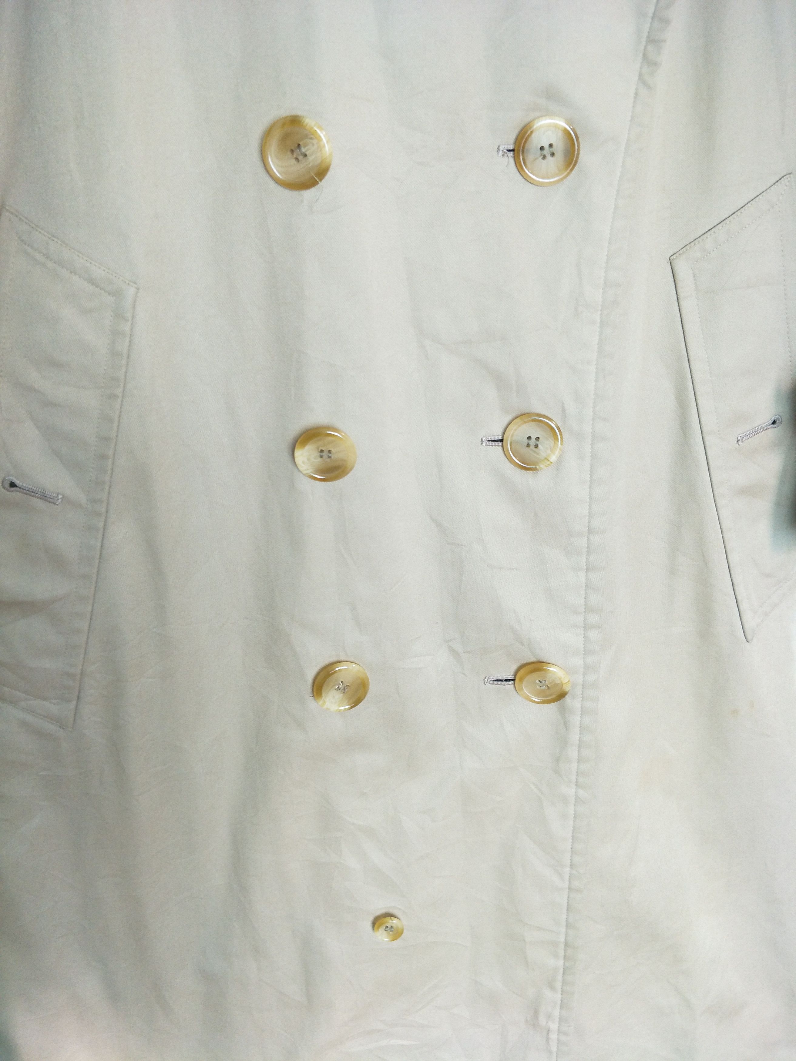 Burberry Made In England Double Breast Trench Coat Nova Check Lining Size US M / EU 48-50 / 2 - 7 Thumbnail