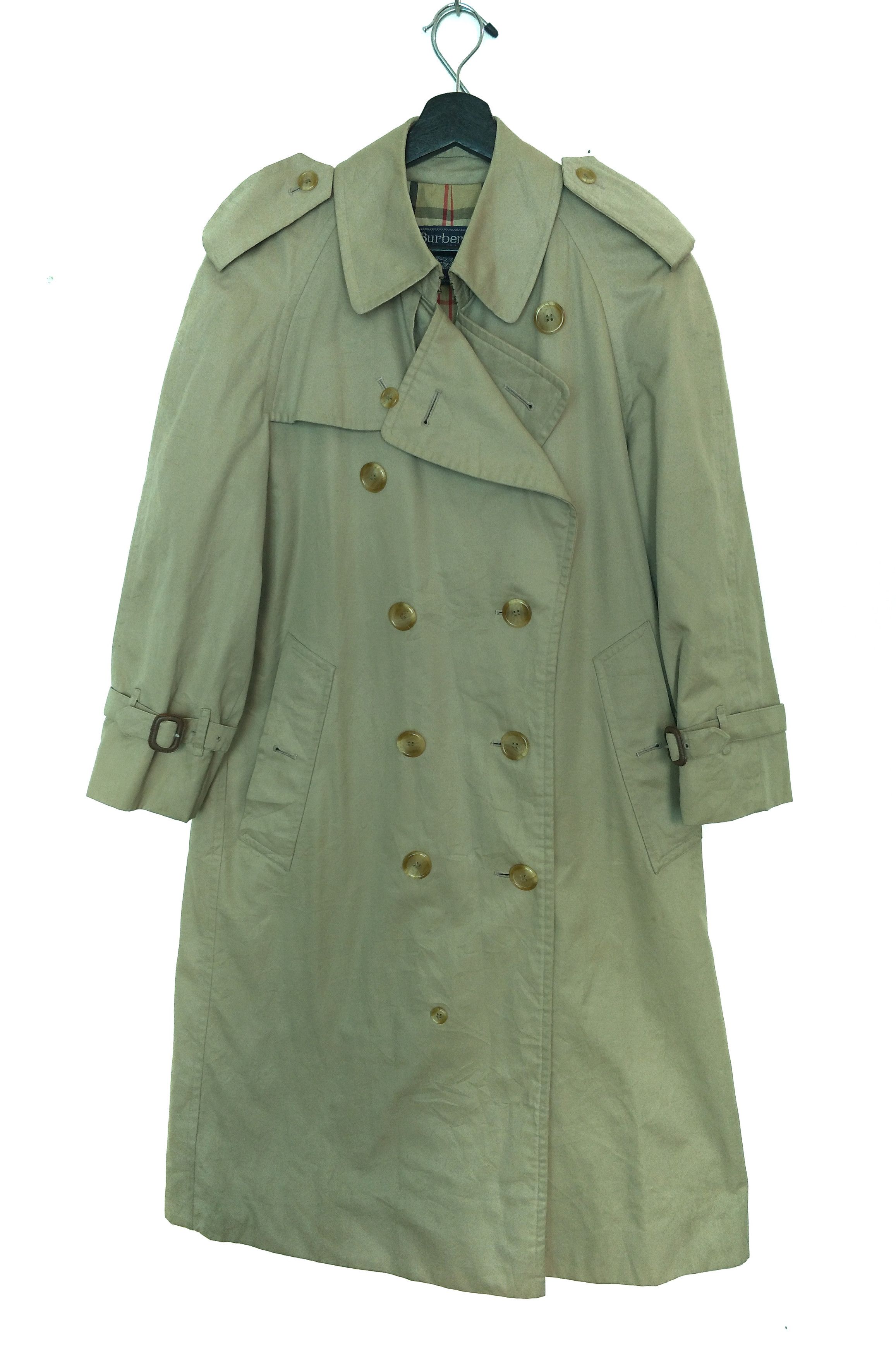 Burberry Made In England Double Breast Trench Coat Nova Check Lining Size US M / EU 48-50 / 2 - 3 Thumbnail